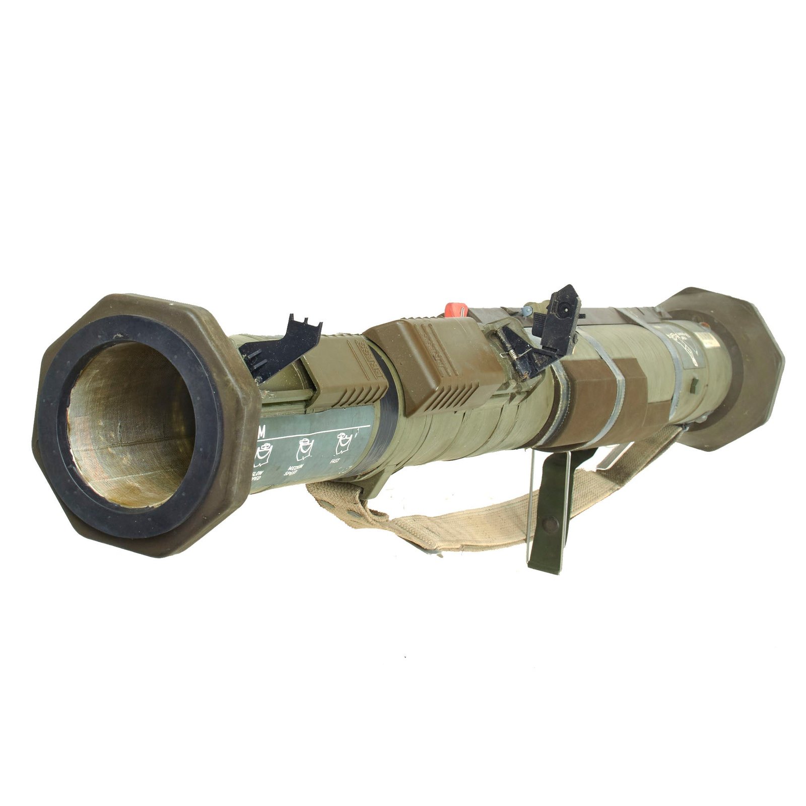 Buy Original U.S. M136 AT-4 Recoilless Smoothbore 84mm Anti-Tank Launcher with Sling - First Year Production - Inert | Original Firearms Antique For Sale