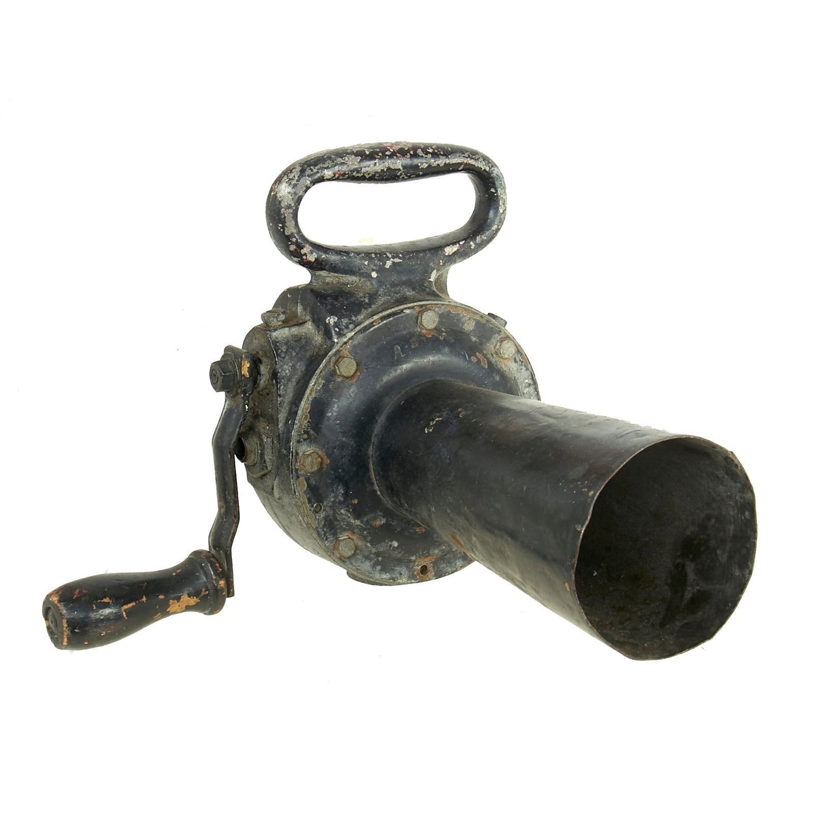 Buy Original WWI U.S. Army Chemical Warfare Service "Klaxon" Siren by Stewart Warner Speedometer Corp - Non-Working | Original Firearms Antique For Sale