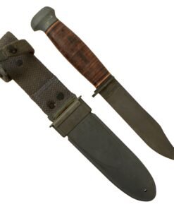 Buy Original Unissued U.S. WWII Navy USN Mark 1 PAL RH-35 Fighting Knife with USN MK1 Scabbard by B.M. Co | Original Firearms Antique For Sale
