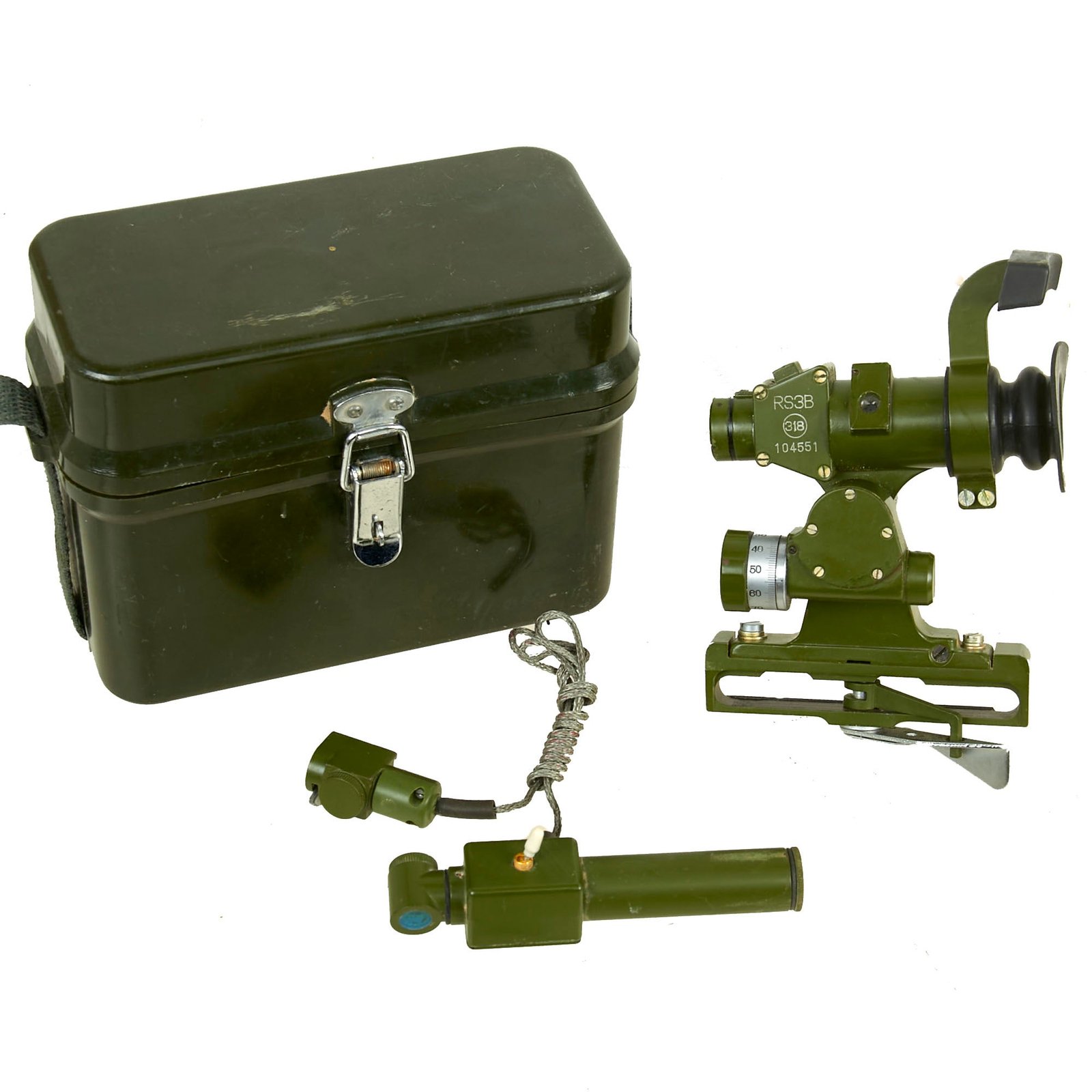 Buy Original U.S. GWOT ChiCom Export RPG-7 RS3B “Universal” Optic With Case & Accessories - U.S. Afghanistan 2005 Bringback | Original Firearms Antique For Sale