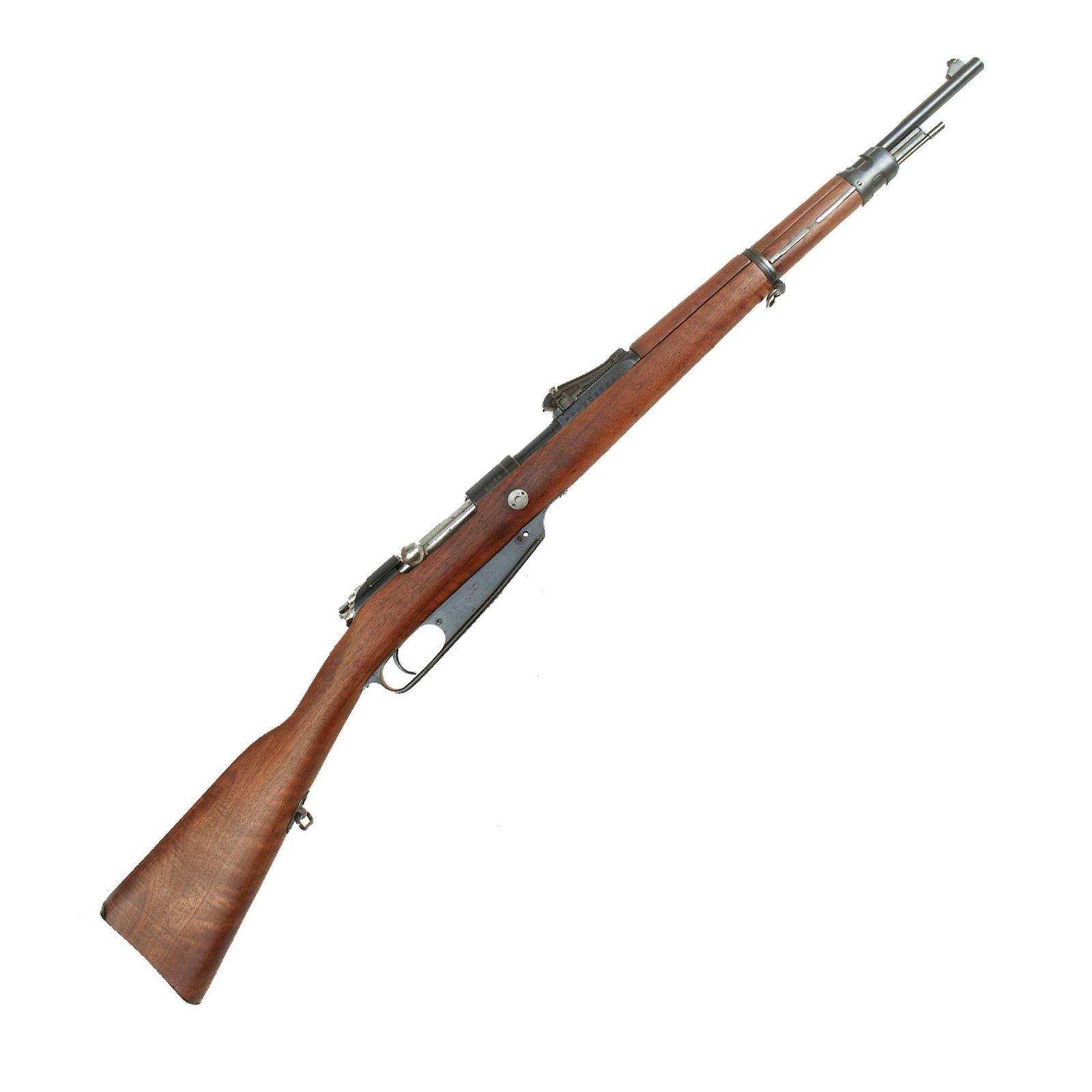 Buy Original German Gewehr 1888 S Commission Rifle by Danzig Reworked in Belgium for Export in 1930s - Dated 1889 | Original Firearms Antique For Sale