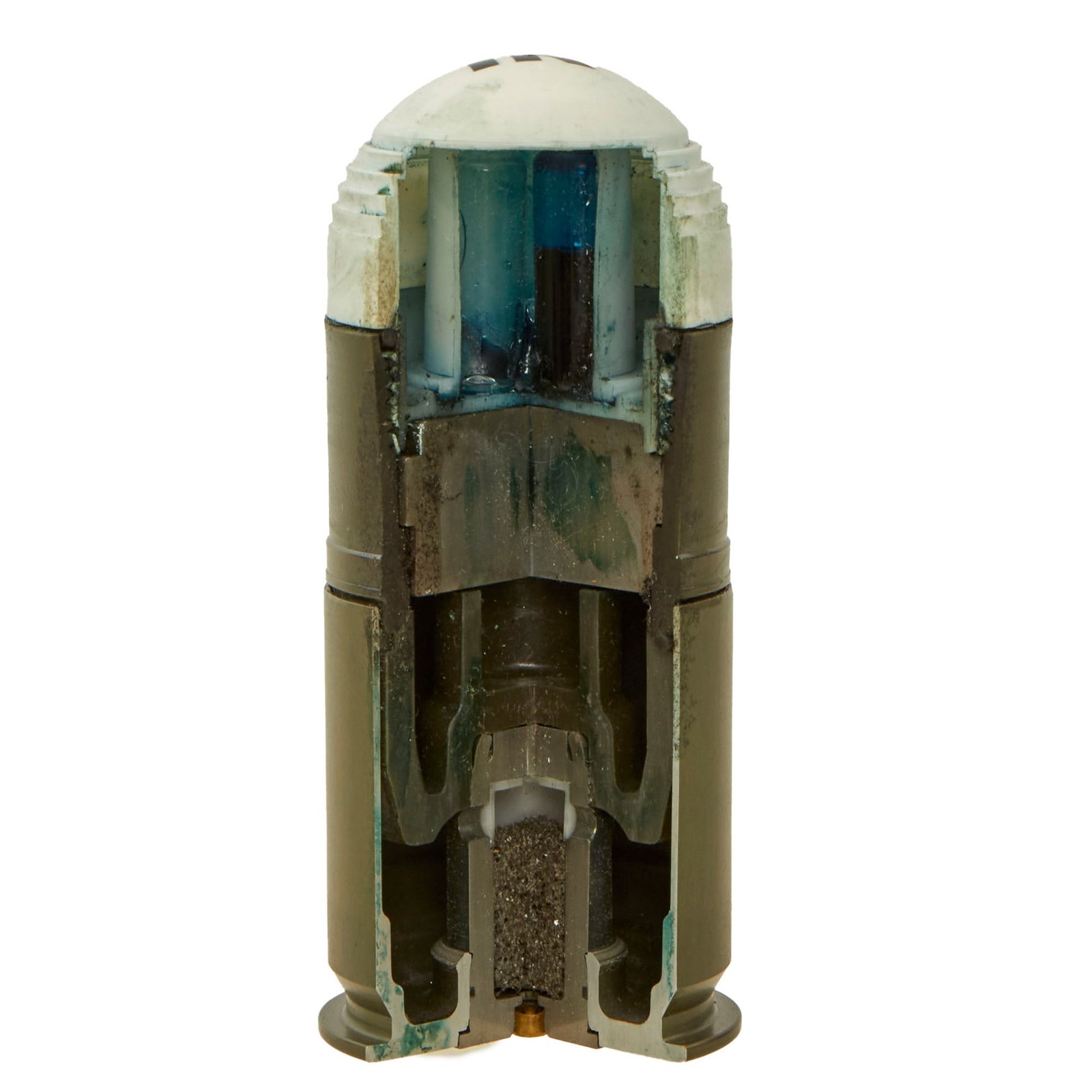 Buy Original U.S. GWOT 40mm x 46 Infrared Round Cutaway - For the 40mm M203 / M79 Grenade Launcher - Inert | Original Firearms Antique For Sale