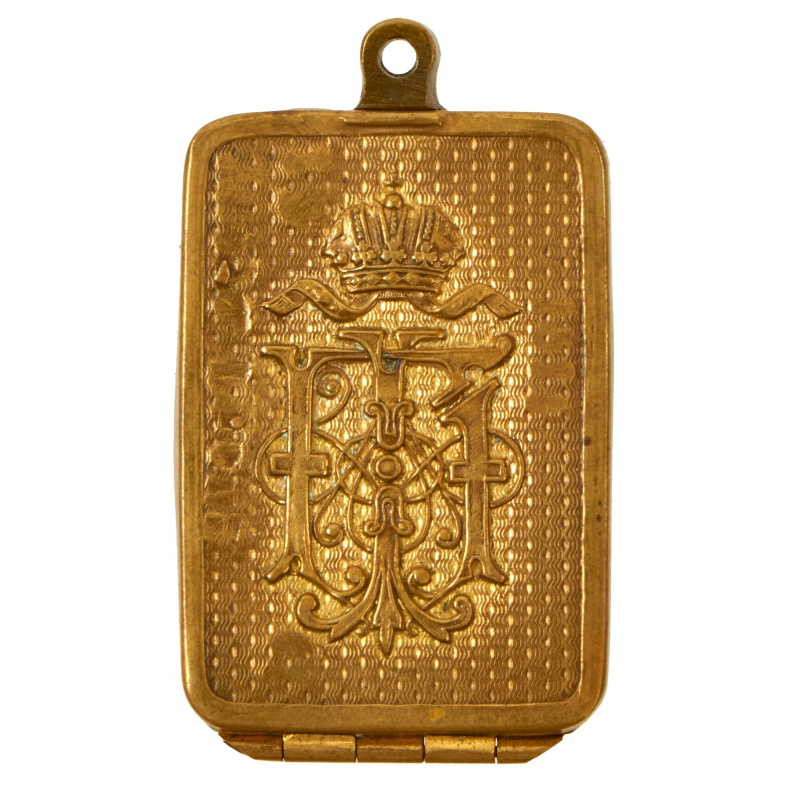 Buy Original Austro-Hungarian WWI Officer’s Gilt Identification Dog Tag Capsule - Lieutenant Franz Toifl, 61st Infantry Regiment | Original Firearms Antique For Sale