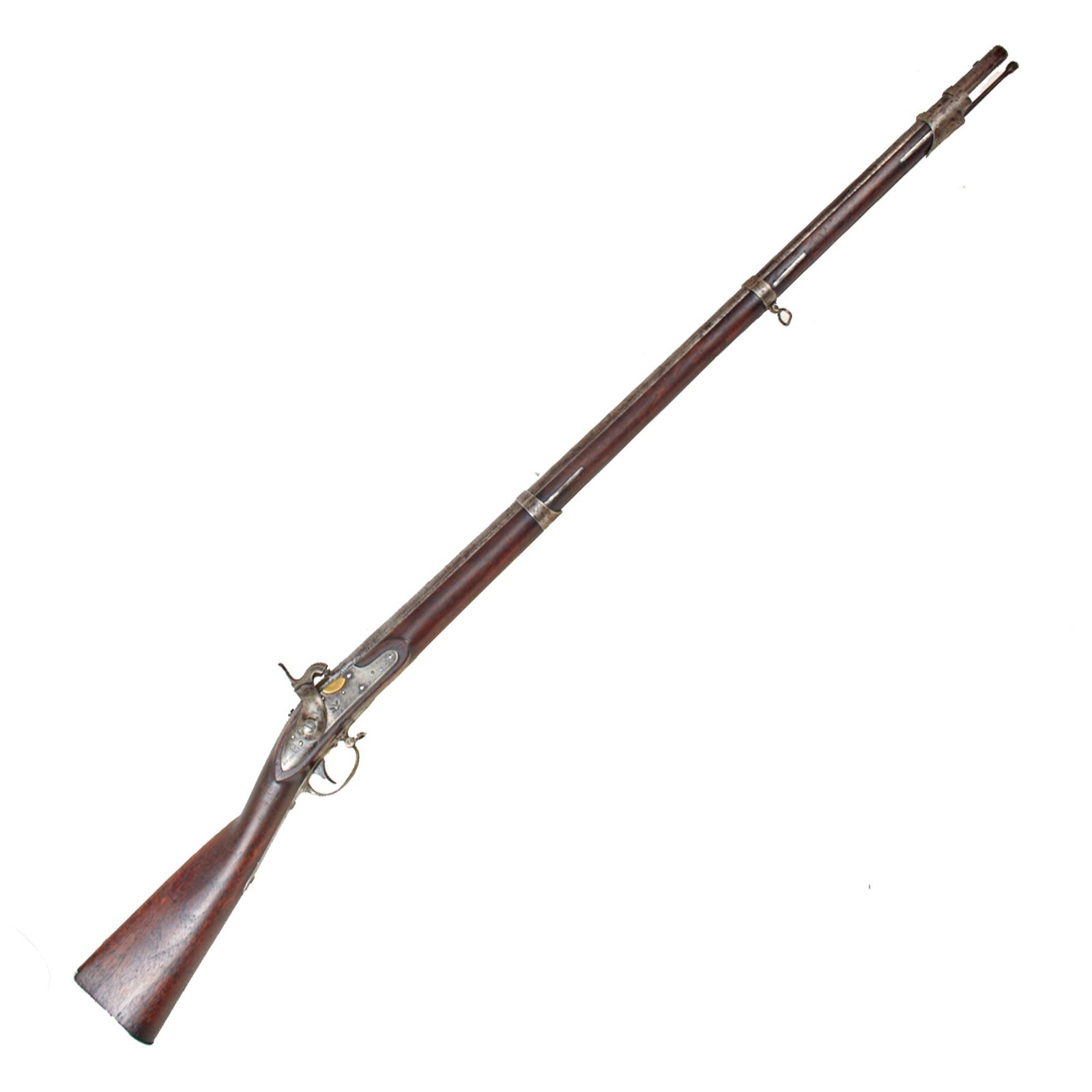 Original U.S. Civil War Era Springfield Model 1835 Cone in Barrel Percussion Converted Musket - Dated 1837