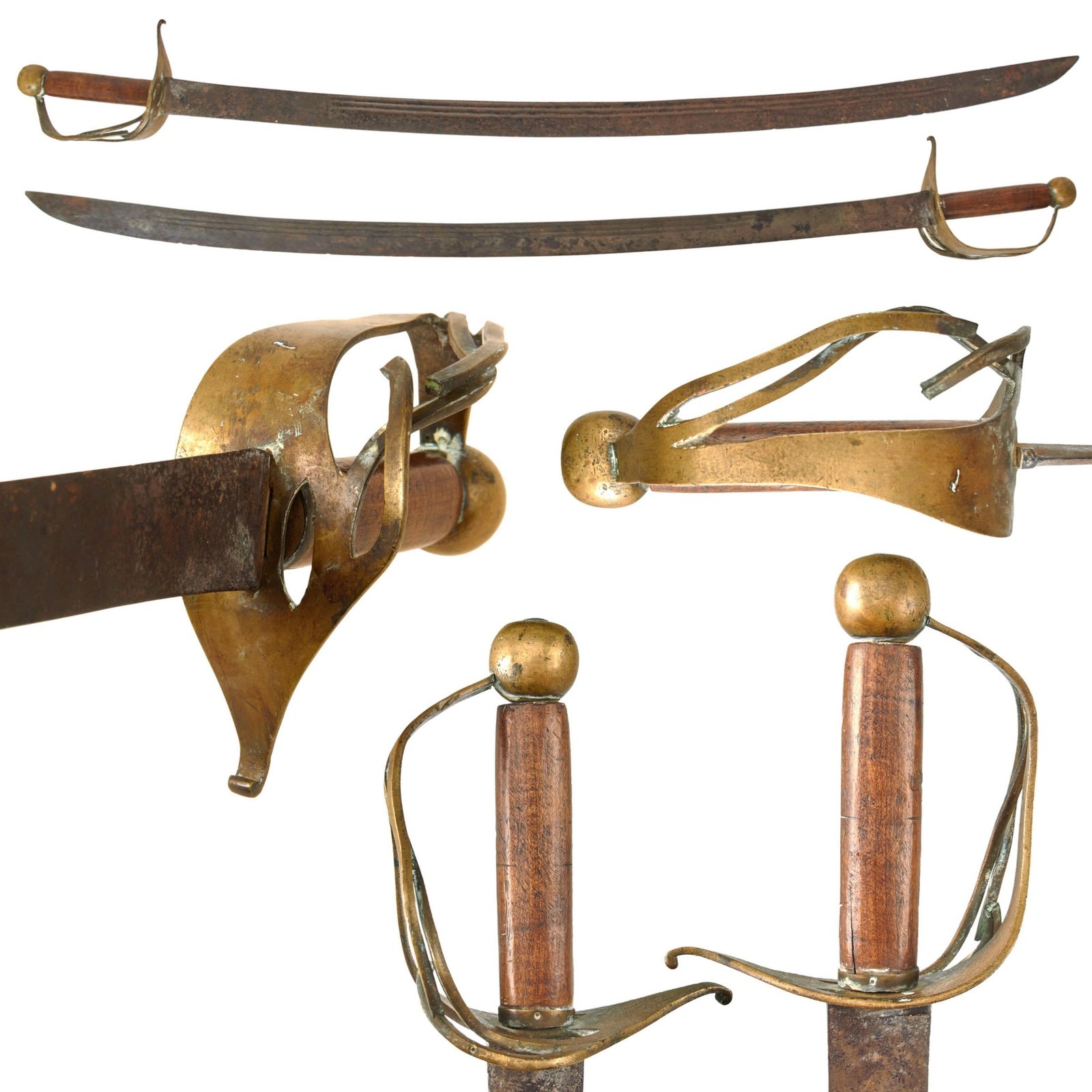 Original U.S. Revolutionary War / Federal Period Dragoon Saber with Triple-Fullered Blade