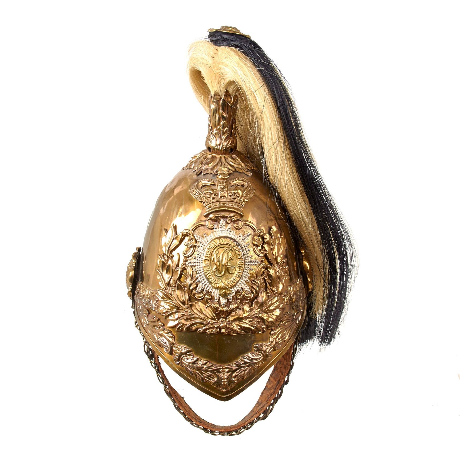 Original Crimean War Era P-1847 Light Cavalry Helmet of the Royal Irish Dragoon Guards