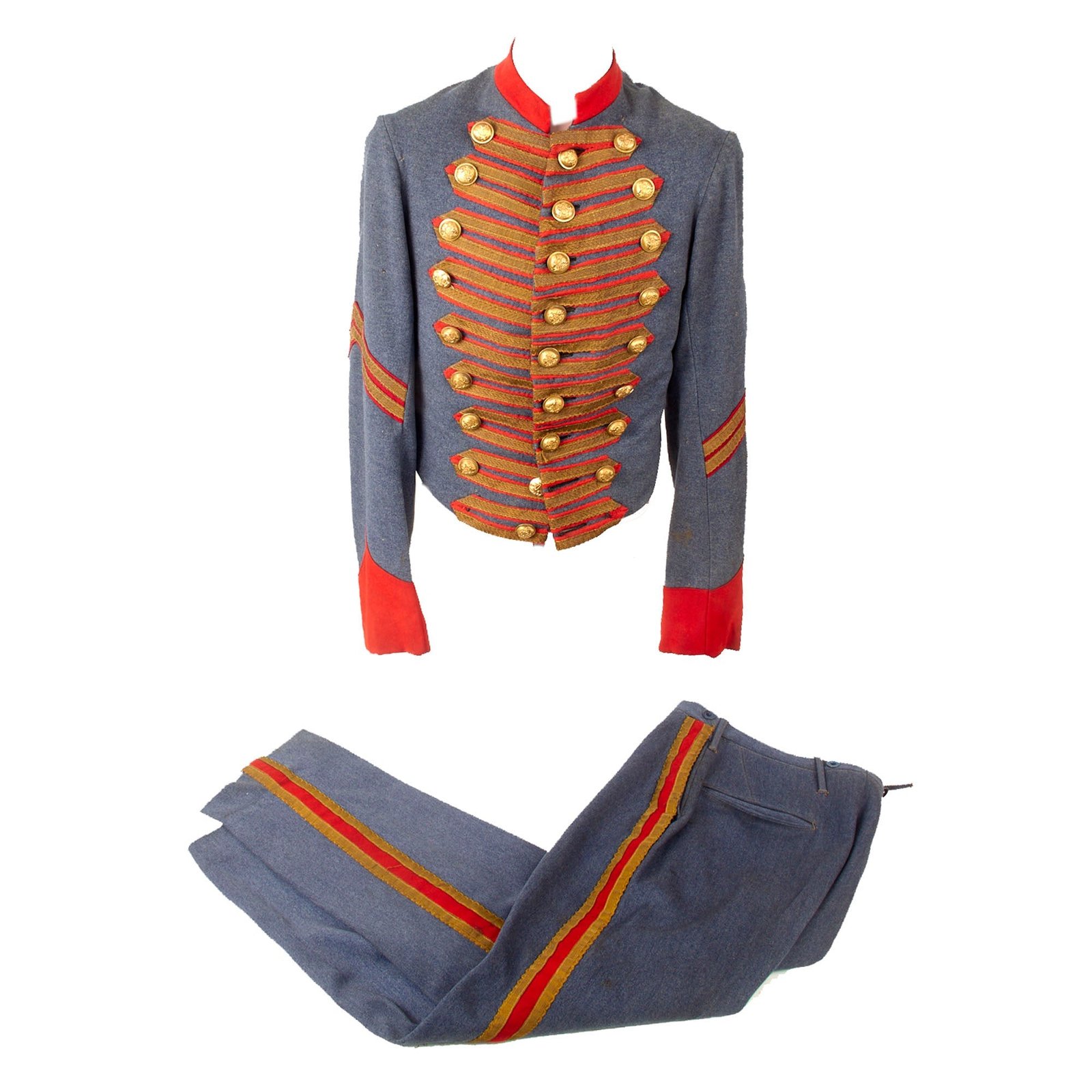 Original U.S. Indian Wars Era Pennsylvania Militia Uniform with Corporal Chevrons & Matching Trousers