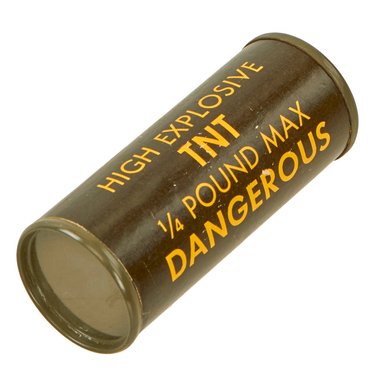 Original Vietnam War Era U.S. High Explosive TNT 1/4 Pound Stick - Inert