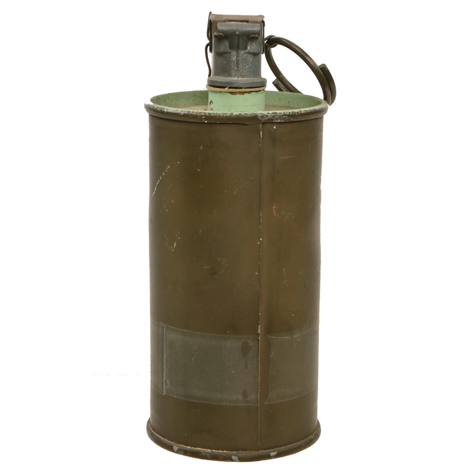 Original U.S. Vietnam War Era Inert Green M18 Smoke Grenade With M201A1 Fuze