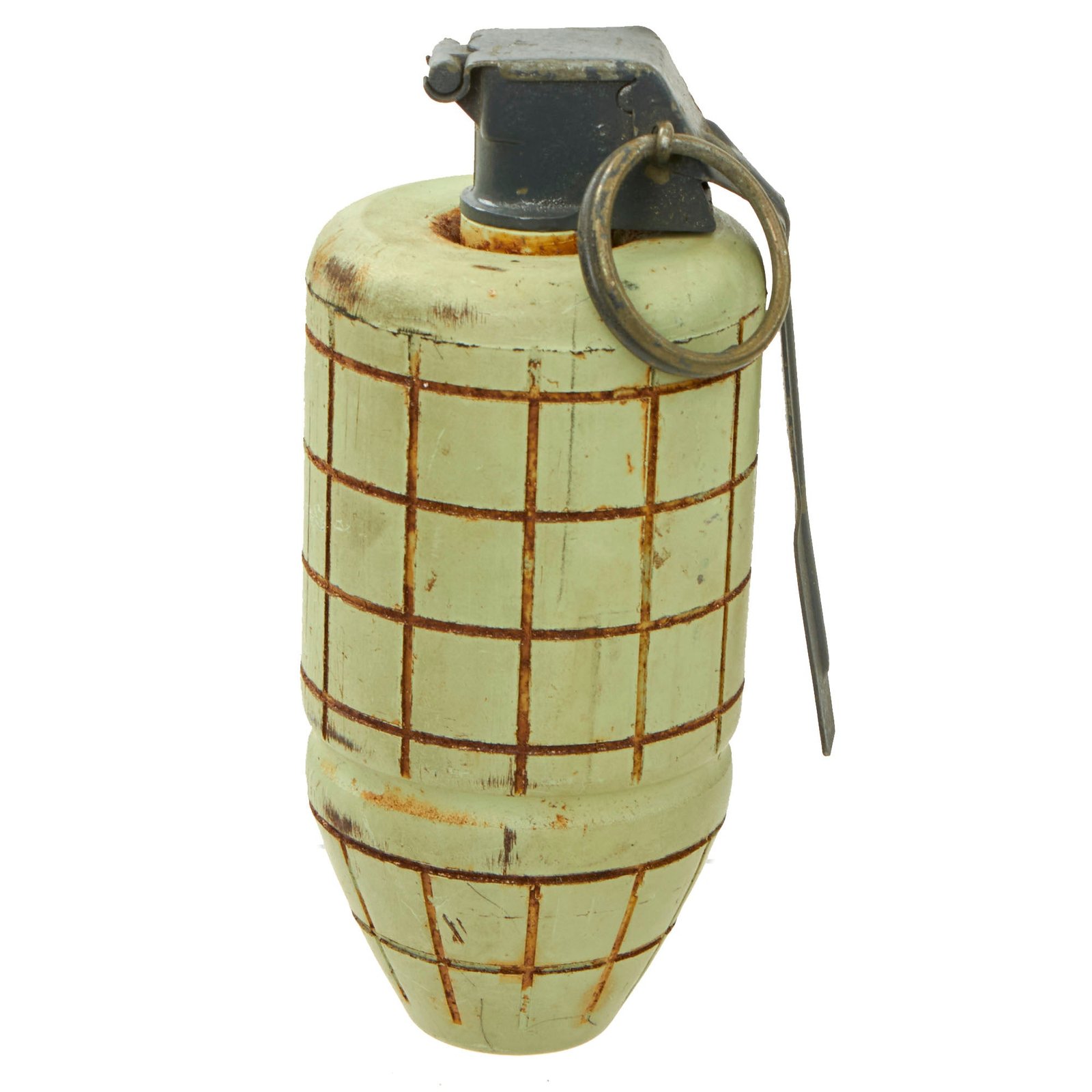 Original Vietnam War Era U.S. M34 Willie Pete Smoke Incendiary Inert Grenade with Fuze