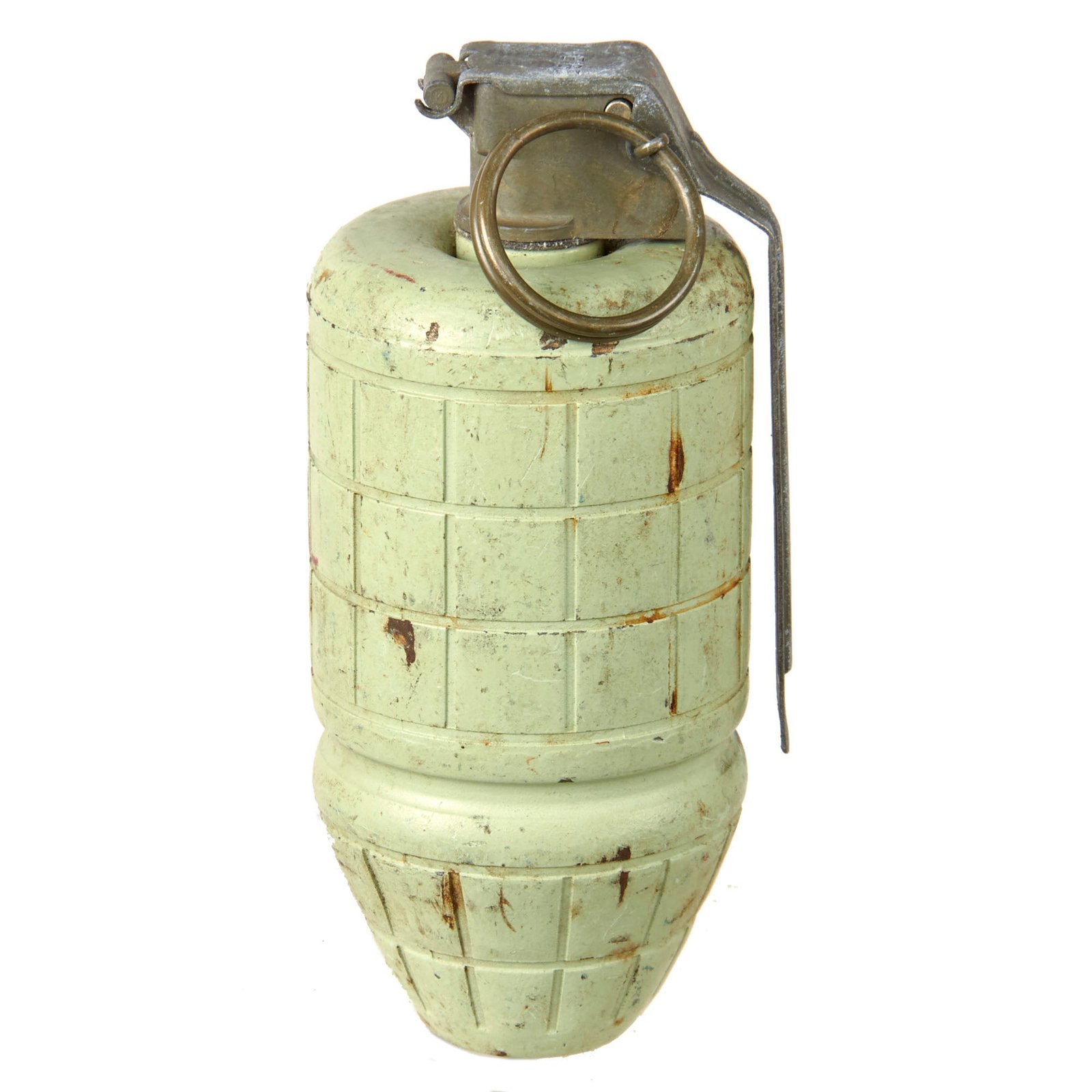 Original Vietnam War Era U.S. M34 Willie Pete Smoke Incendiary Inert Grenade with M201A1 Fuze