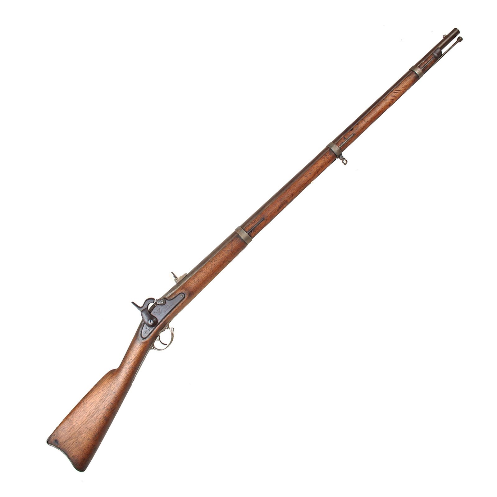 Original U.S. Civil War Springfield Model 1861 Rifled Musket by Springfield Arsenal - Dated 1862