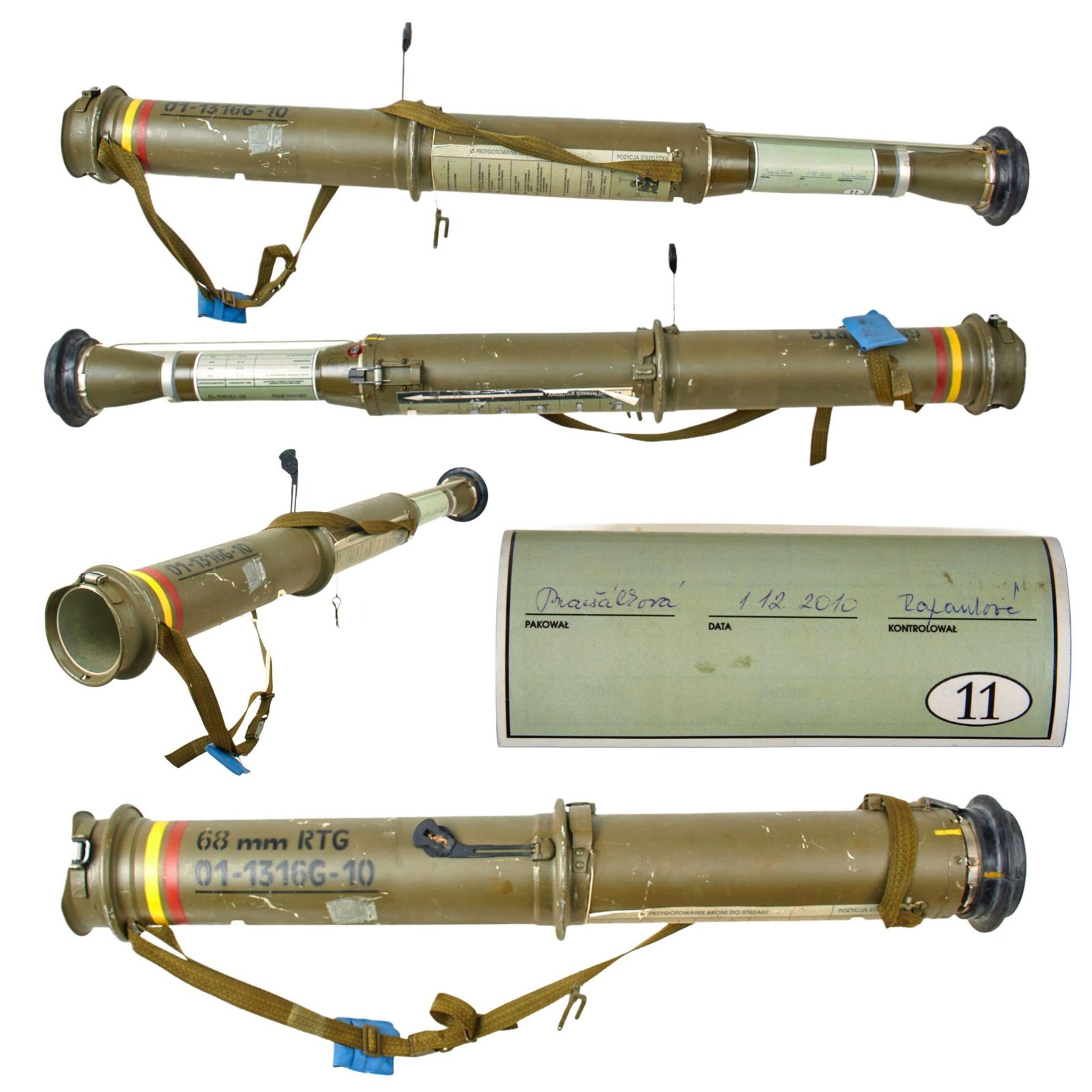 Original Czech / Polish Cold War Inert RPG-75 SK-75 Disposable Anti-Tank Launcher