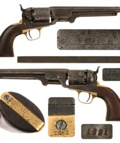 Original U.S. Civil War Colt Model 1851 Navy .36cal Percussion Revolver Made in 1862 - Serial 131991