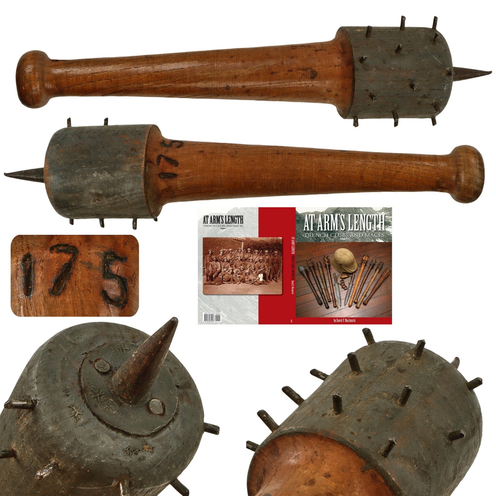 Original German WWI Trench Raiding Mace - From Personal Collection of David Machnicki, Author of At Arm's Length Series & Featured in Upcoming Volume III - One of Three Known Examples