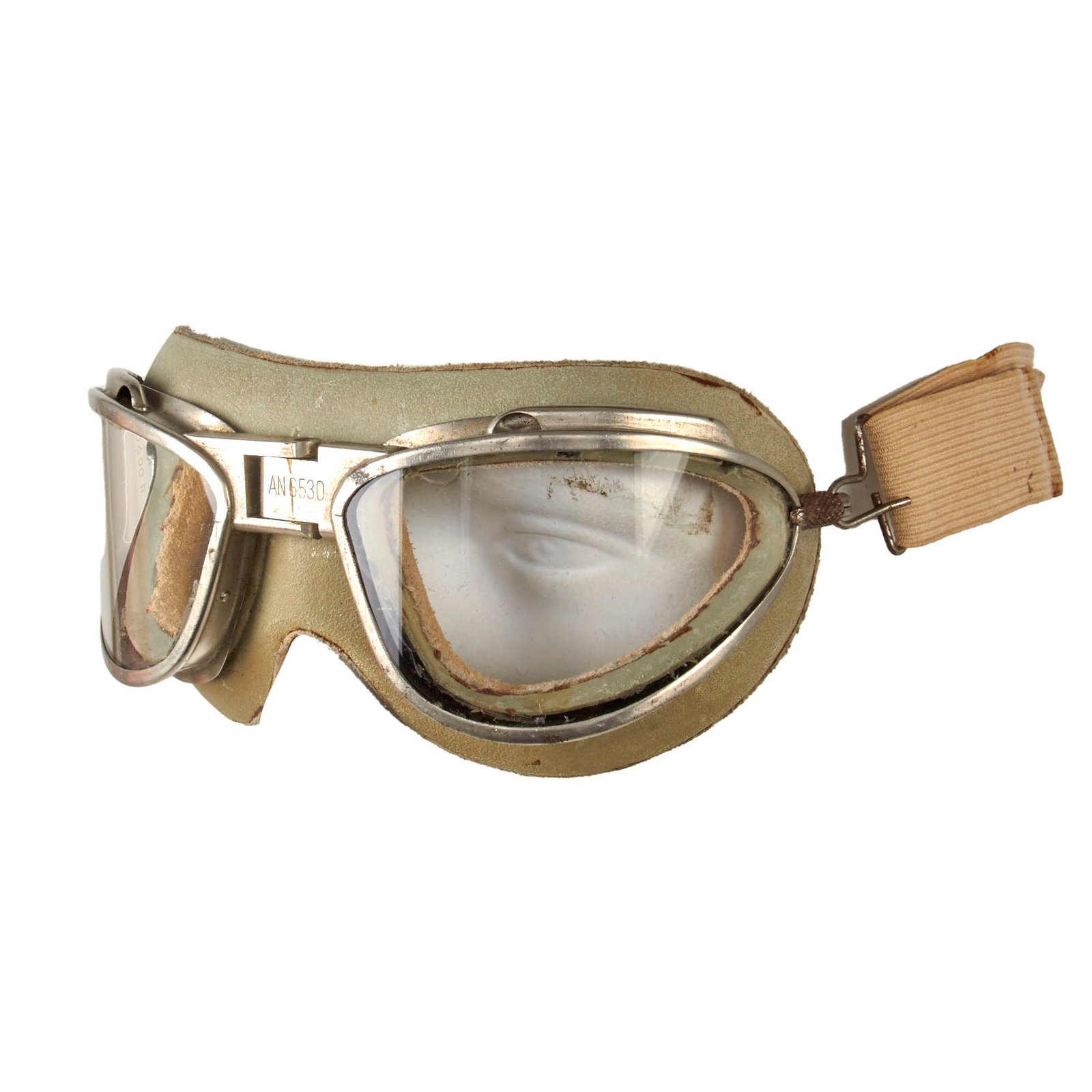 Original U.S. WWII AAF AN-6530 Goggles with Elastic Strap
