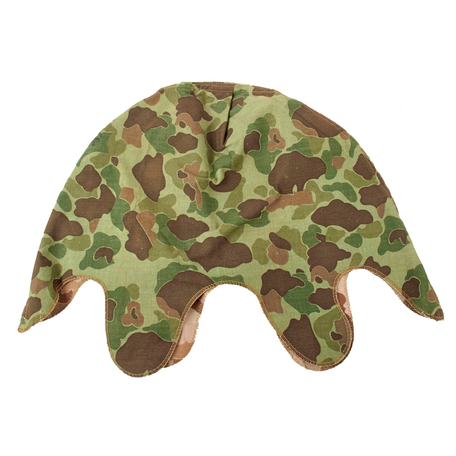 Original U.S. Korean War USMC “Blue Anchor” Helmet Cover - NOS