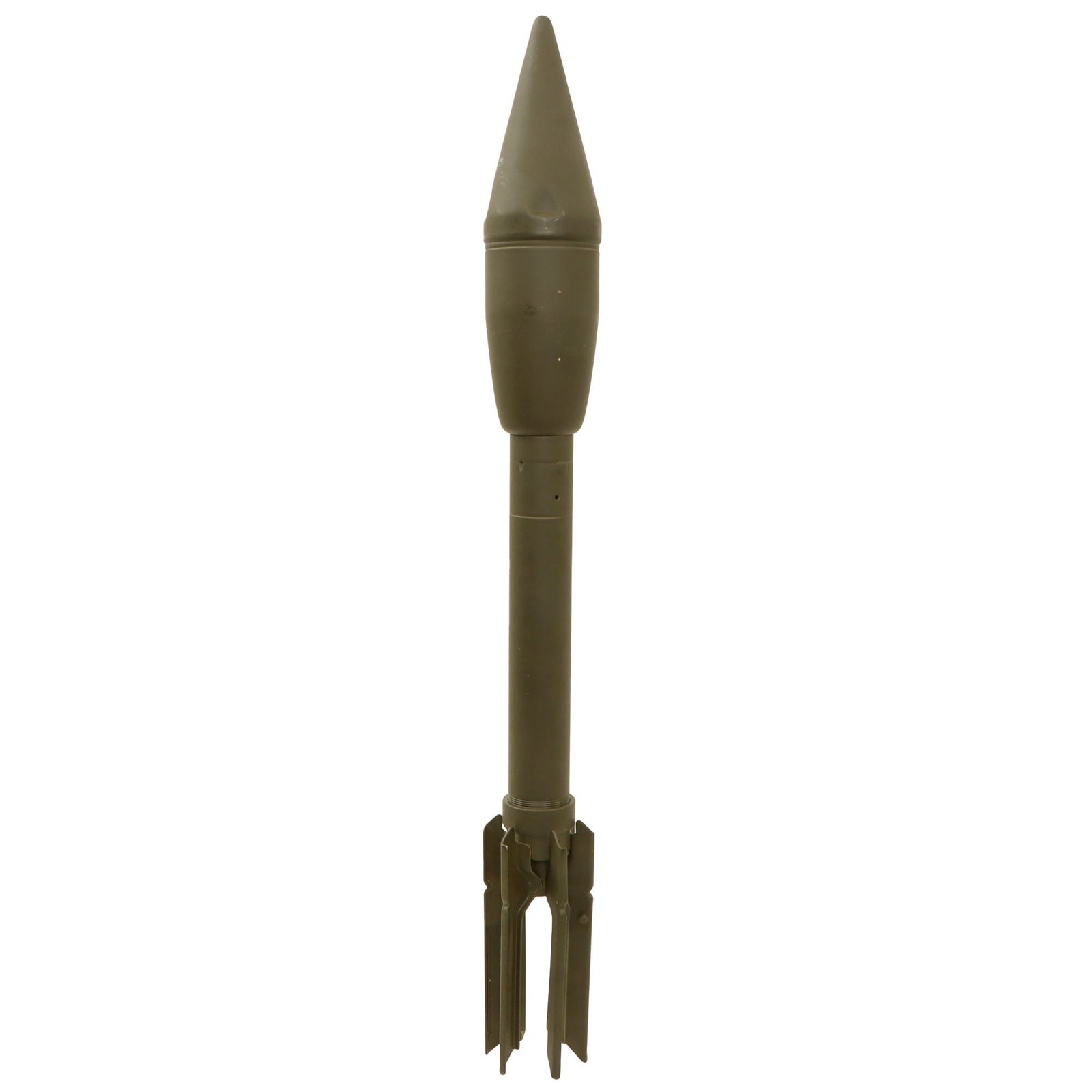 Original U.S. WWII M7A1 Anti-Tank Practice Rocket for the M1 and M1A1 2.36 Inch Bazooka Launcher - Inert