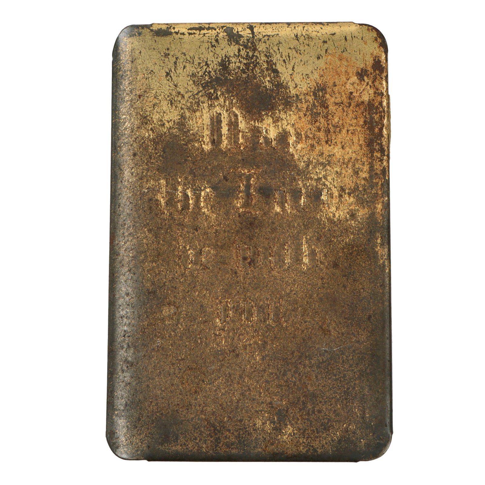 Original U.S. WWII Era “May the Lord be with you” New Testament Heart-Shield Breast Pocket Bible Identified to Navy Sailor with Letter of Favorite Bible Verses from his Mother