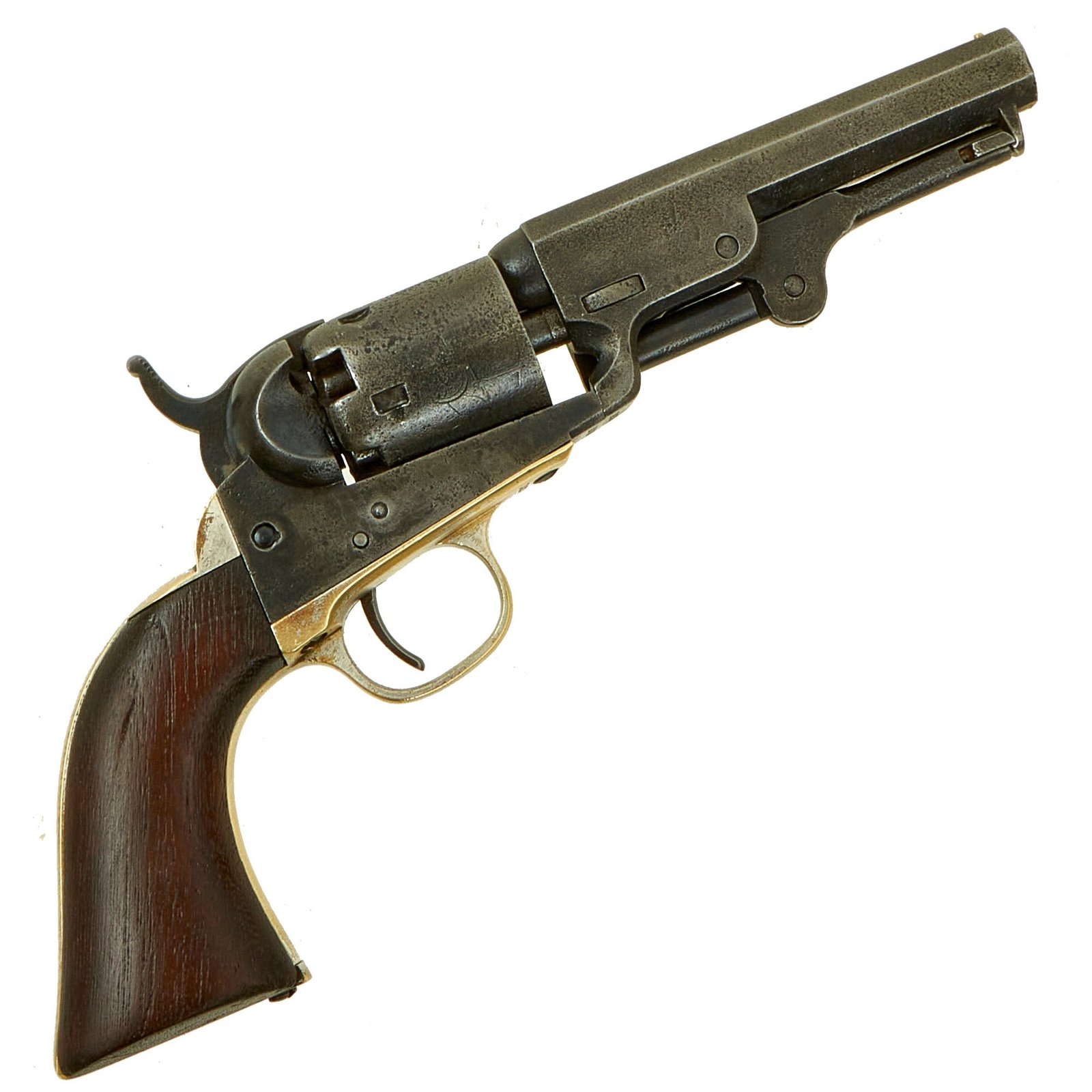 Buy Original U.S. Civil War Colt M1849 Pocket Percussion Revolver with 4" Barrel made in 1858 - Matching Serial 142333 | Original Firearms Antique For Sale