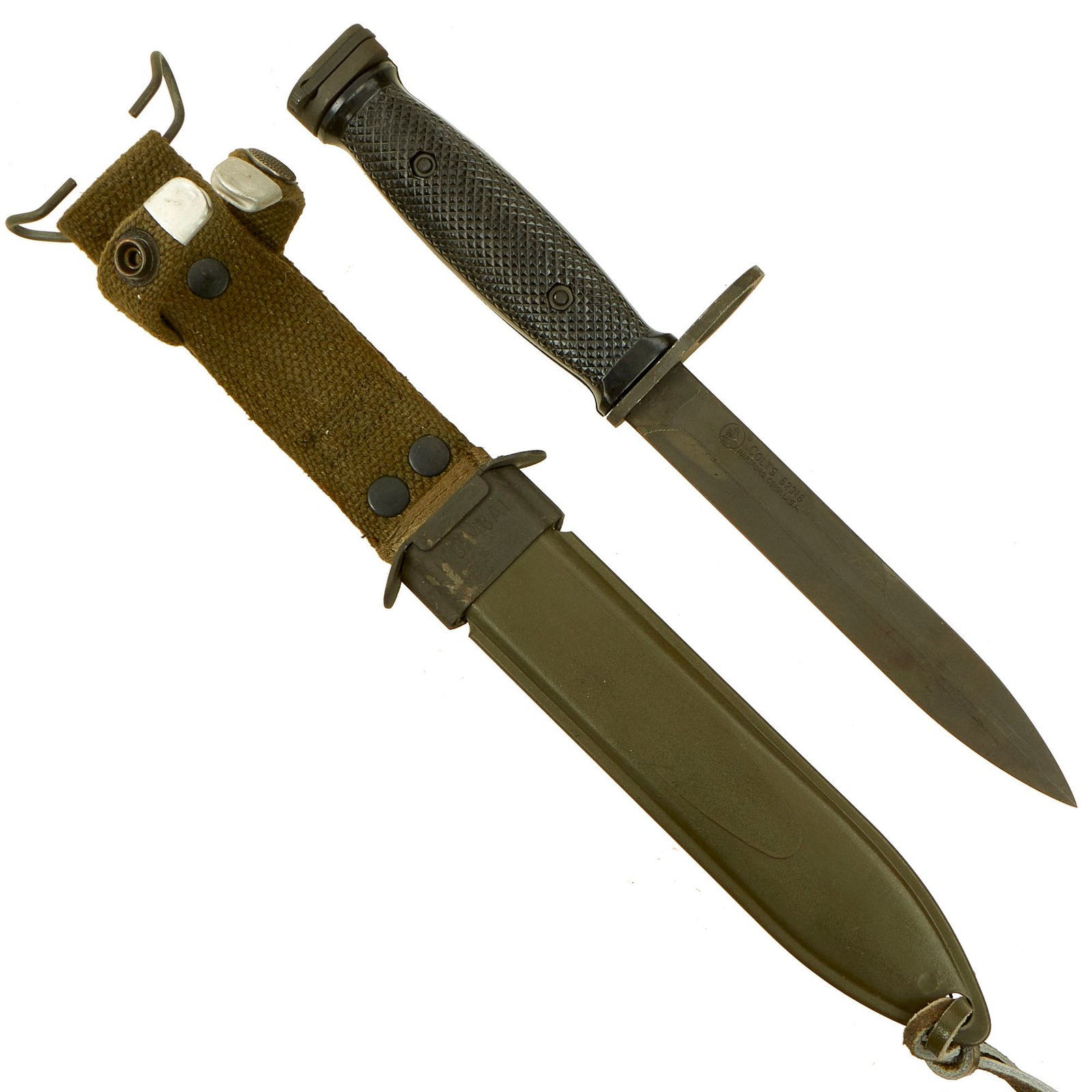 Buy Original West German Cold War Era U.S. M7 Bayonet With Scabbard Licensed By Colt For Carl Eickhorn Production - Unissued | Original Firearms Antique For Sale