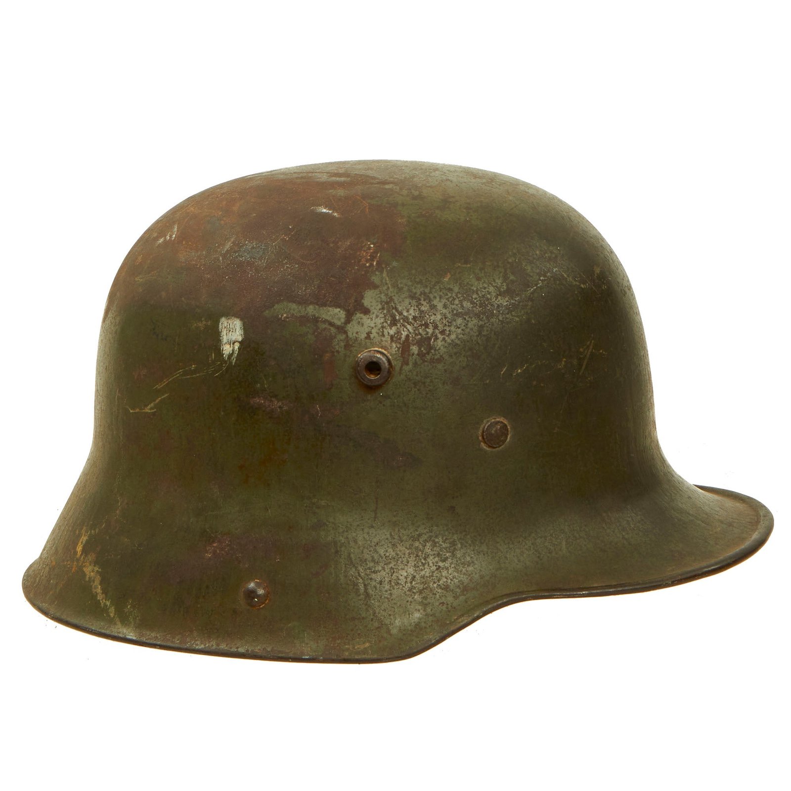 Buy Original Imperial German WWI M16 Stahlhelm Helmet Shell with Steel Liner Band - marked Si.66 | Original Firearms Antique For Sale