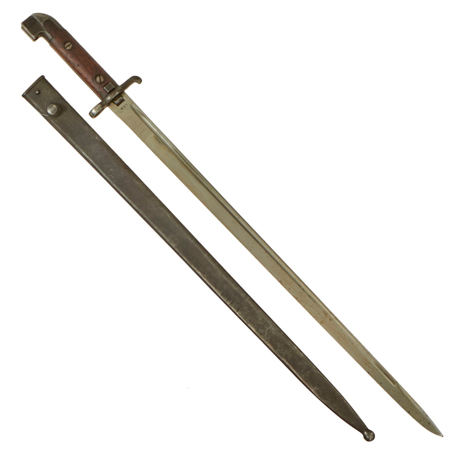 Buy Original Swedish M1915 Naval Sword Bayonet by EAB for M1894/14 6.5mm Mauser Carbines - Very Rare | Original Firearms Antique For Sale