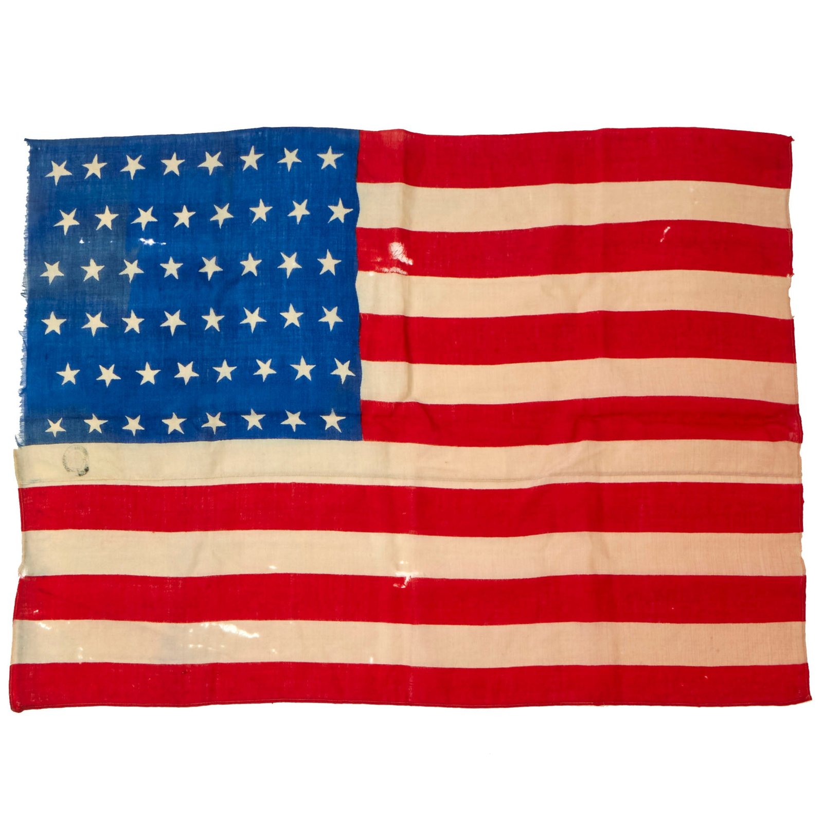 Buy Original U.S. WWII Era French-Made 48-Star Flag with Stamp - 33 x 44” | Original Firearms Antique For Sale