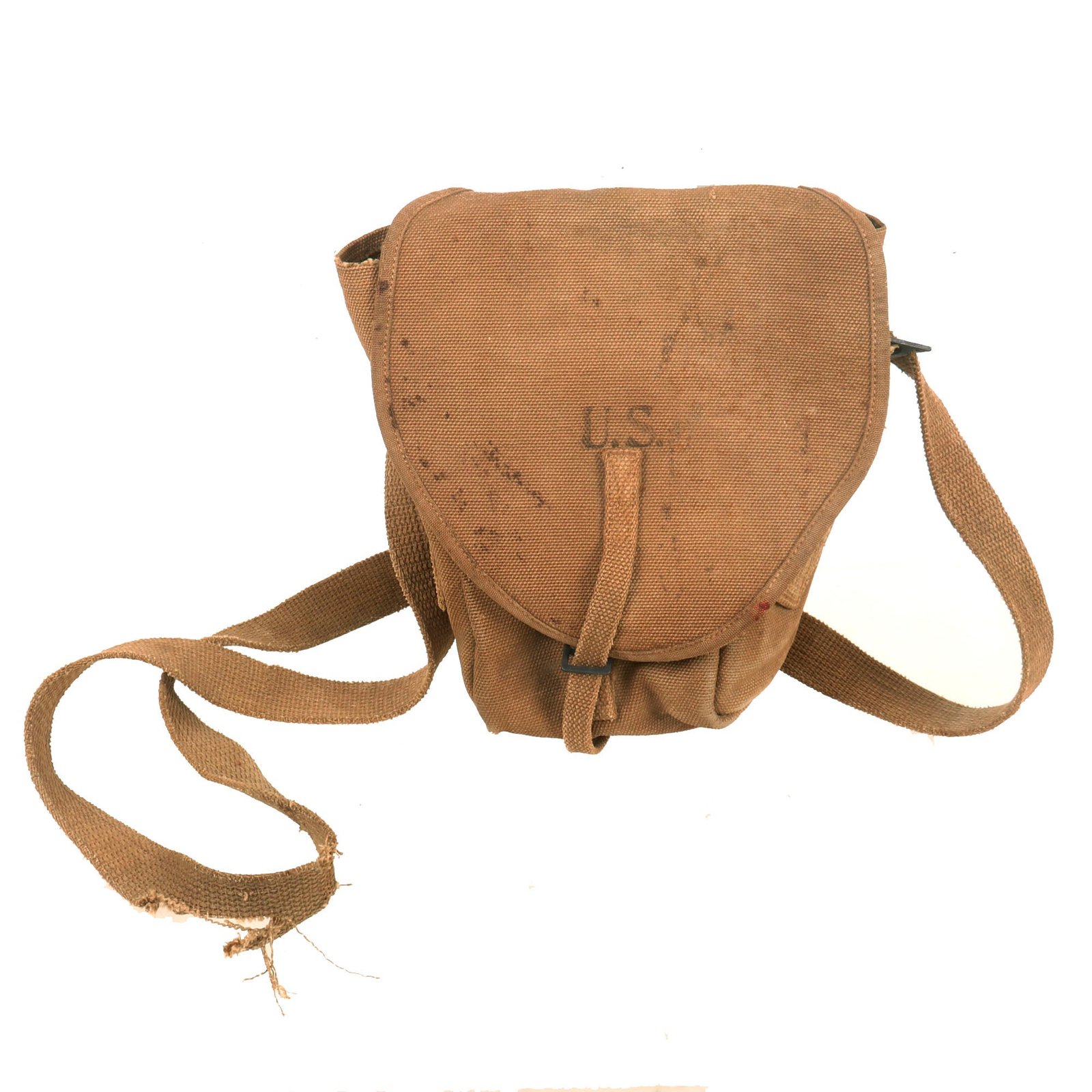 Buy Original U.S. WWI French Chauchat Machine Gun Magazine Carrying Bag | Original Firearms Antique For Sale