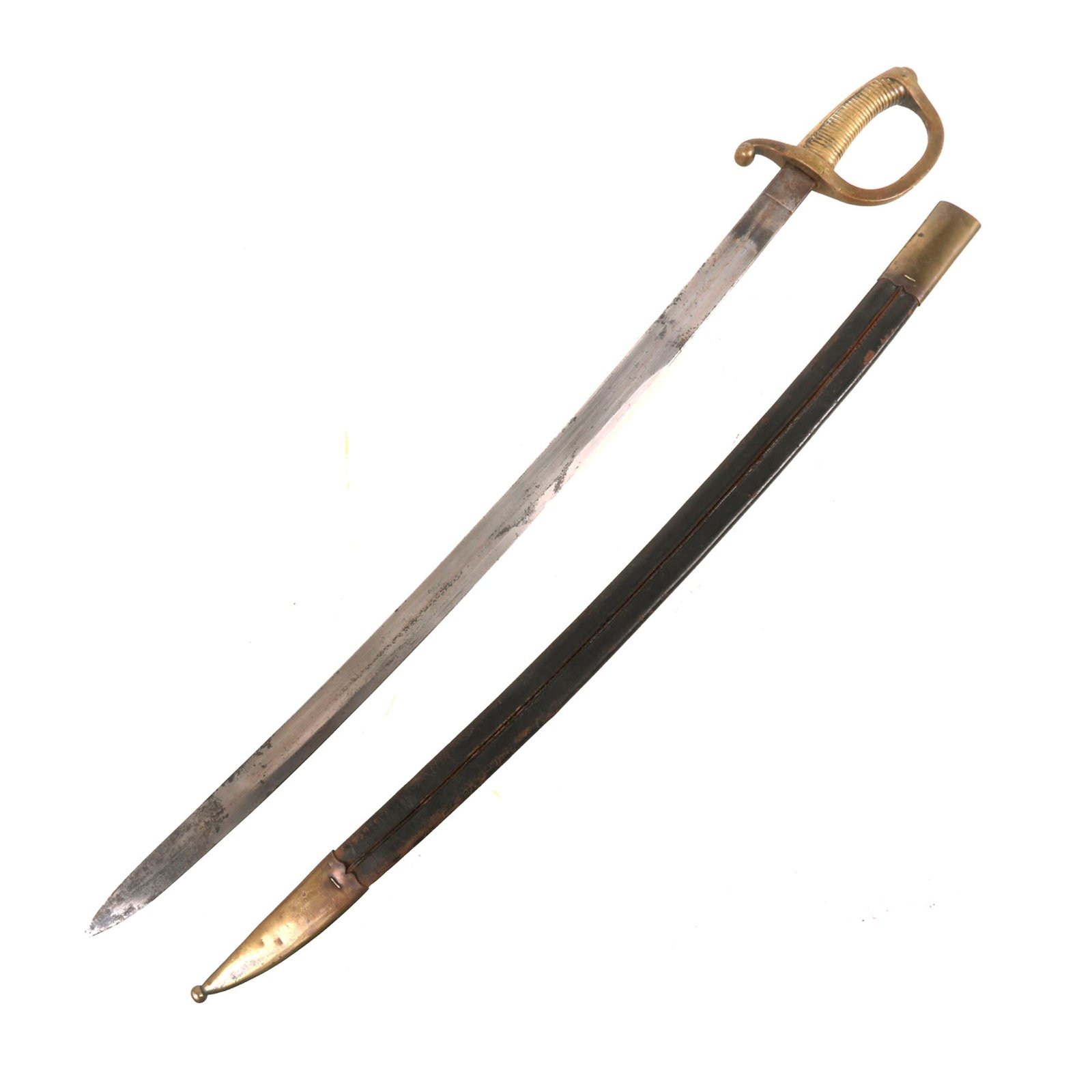 Buy Original Spanish-American War Spanish Artillery NCO’s Sword & Scabbard by Fabrica de Toledo - Dated 1886 - U.S. Bringback | Original Firearms Antique For Sale