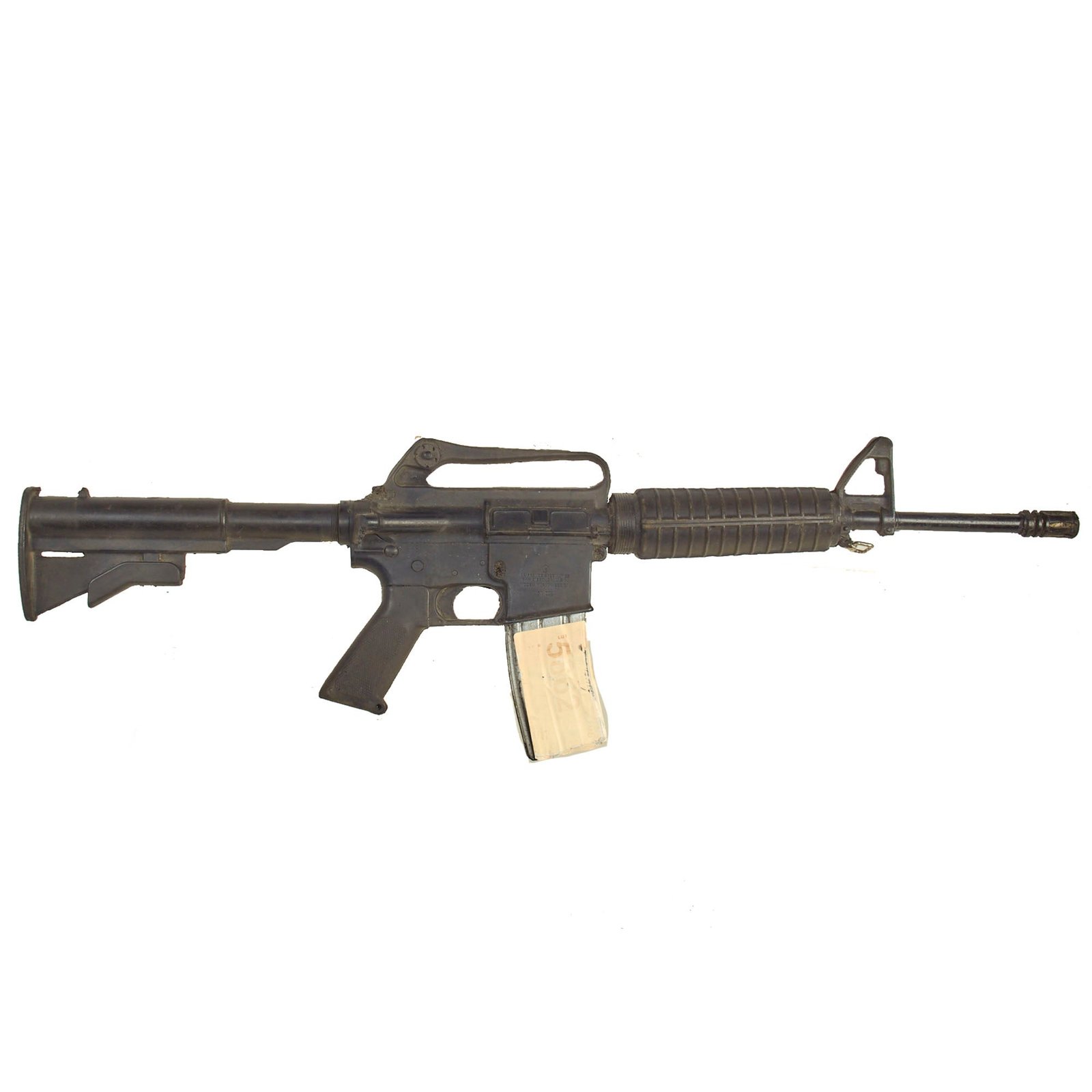 Buy Original Rubber Film Prop Colt M16A2 (“AR15A2”) From Ellis Props - As Used in “Entrapment” - M4A1 Carbine | Original Firearms Antique For Sale