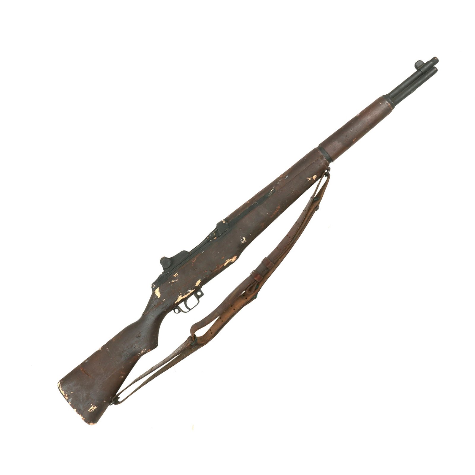 Buy Original Wood Film Prop M1 Garand Rifle From Ellis Props with 1918 Dated Sling - As Used in The Big Red One | Original Firearms Antique For Sale