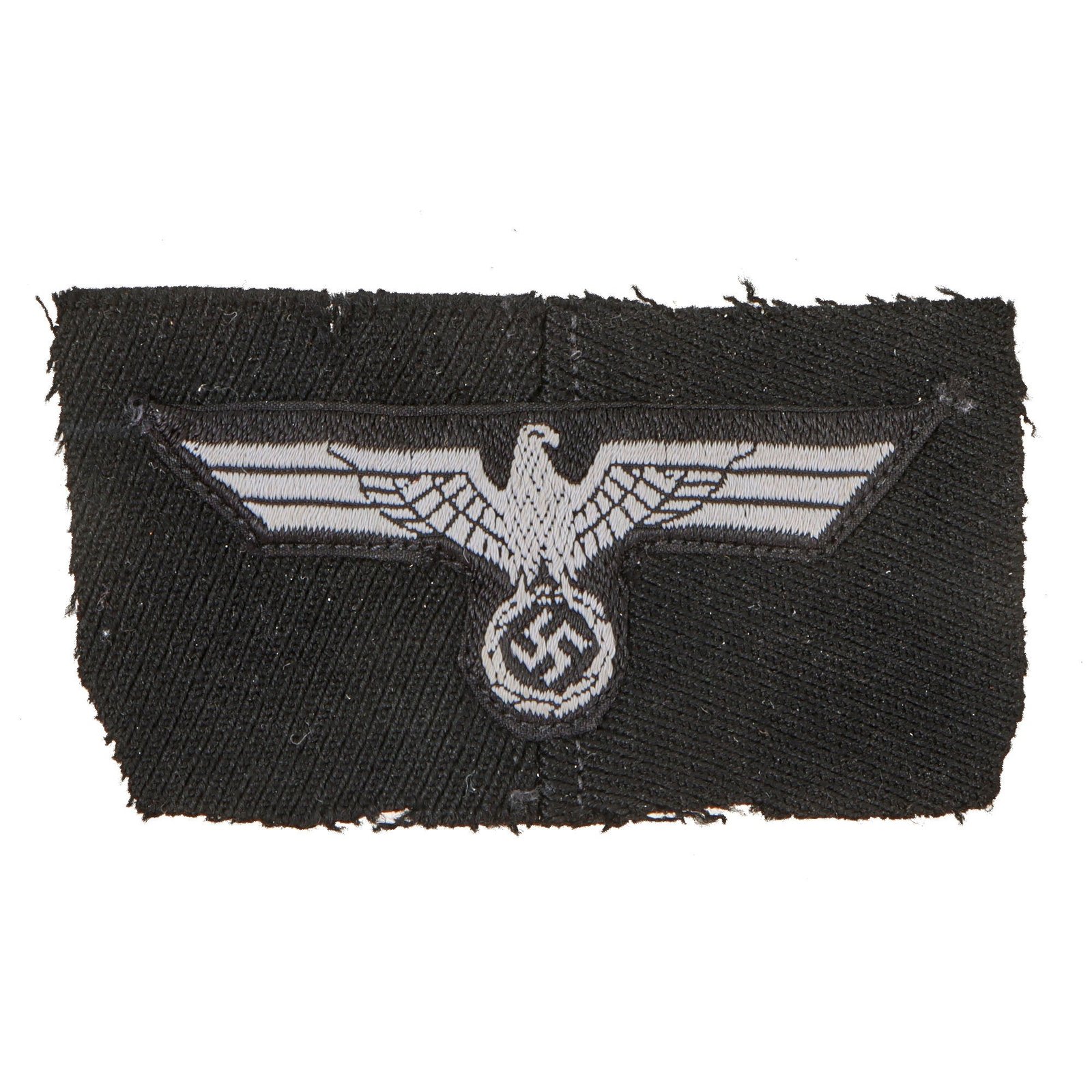 Original German WWII Cutoff Panzer BeVo Cap Eagle Insignia