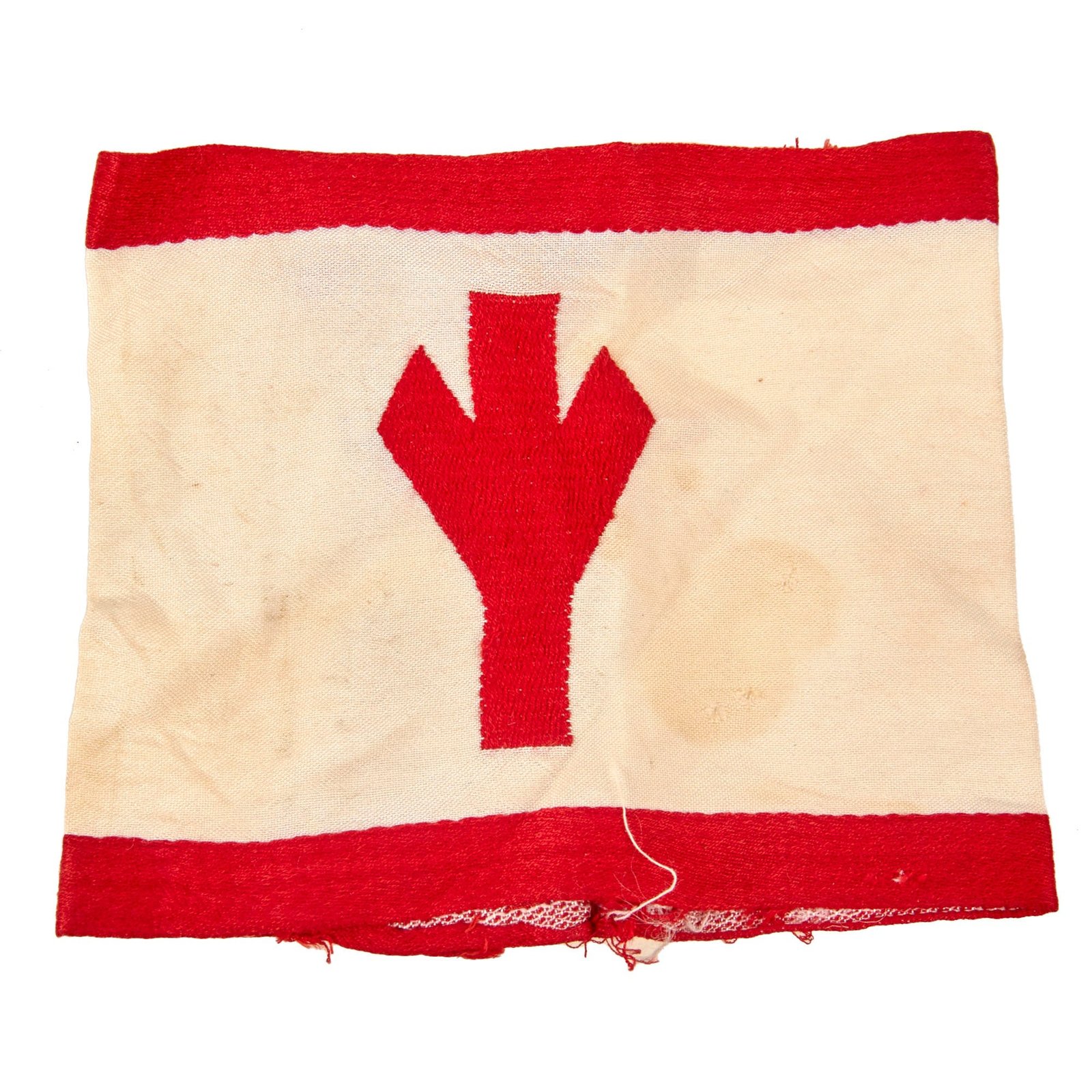 Original German WWII HJ National Youth Organization Doctor's Embroidered Armband