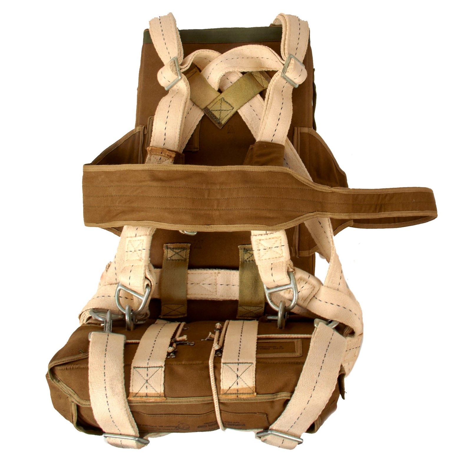 U.S. WWII Airborne Paratrooper High Quality Reproduction T5 Parachute Set