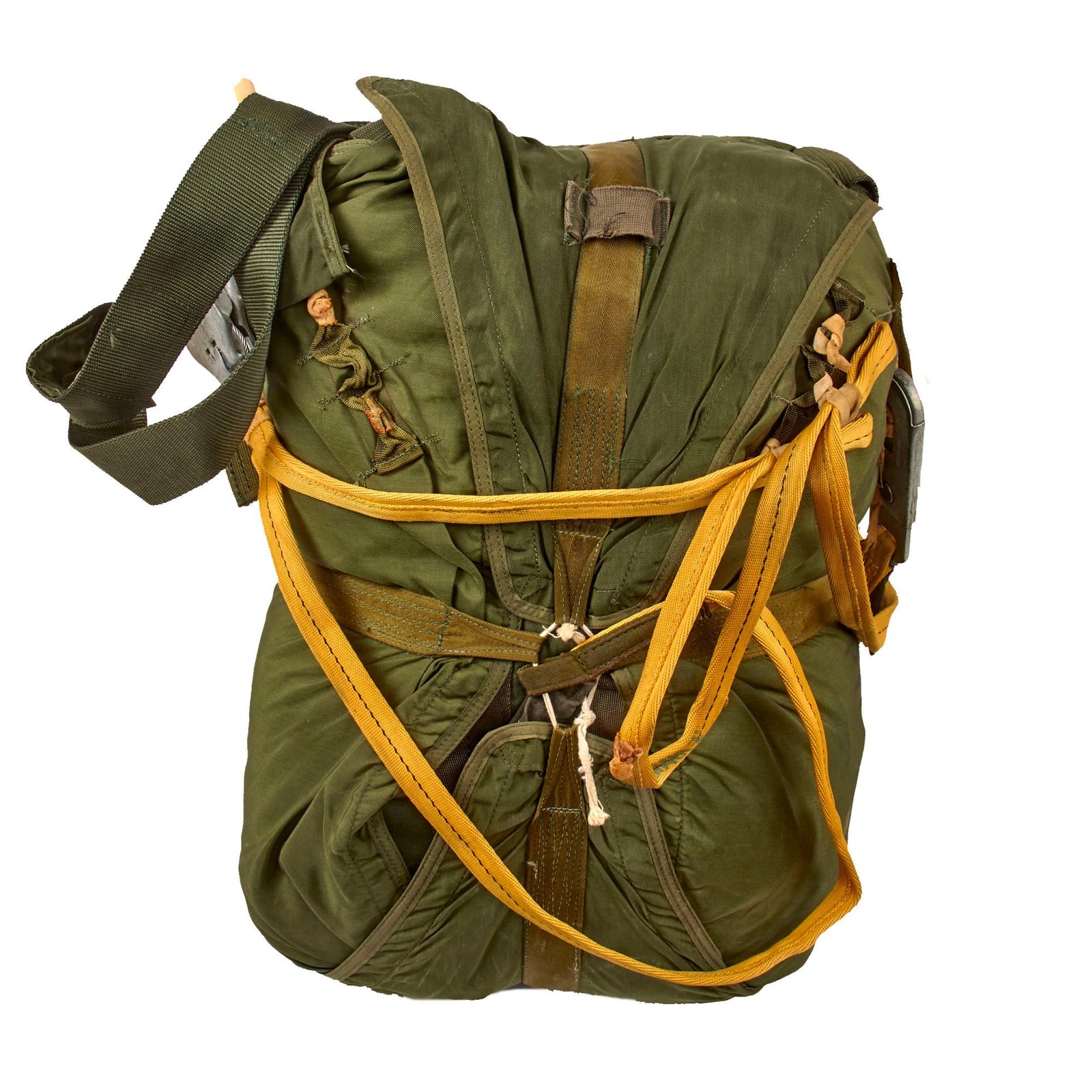 Original U.S. GWOT Era SET-10 Parachute with Harness - Dated 1986 & 1991