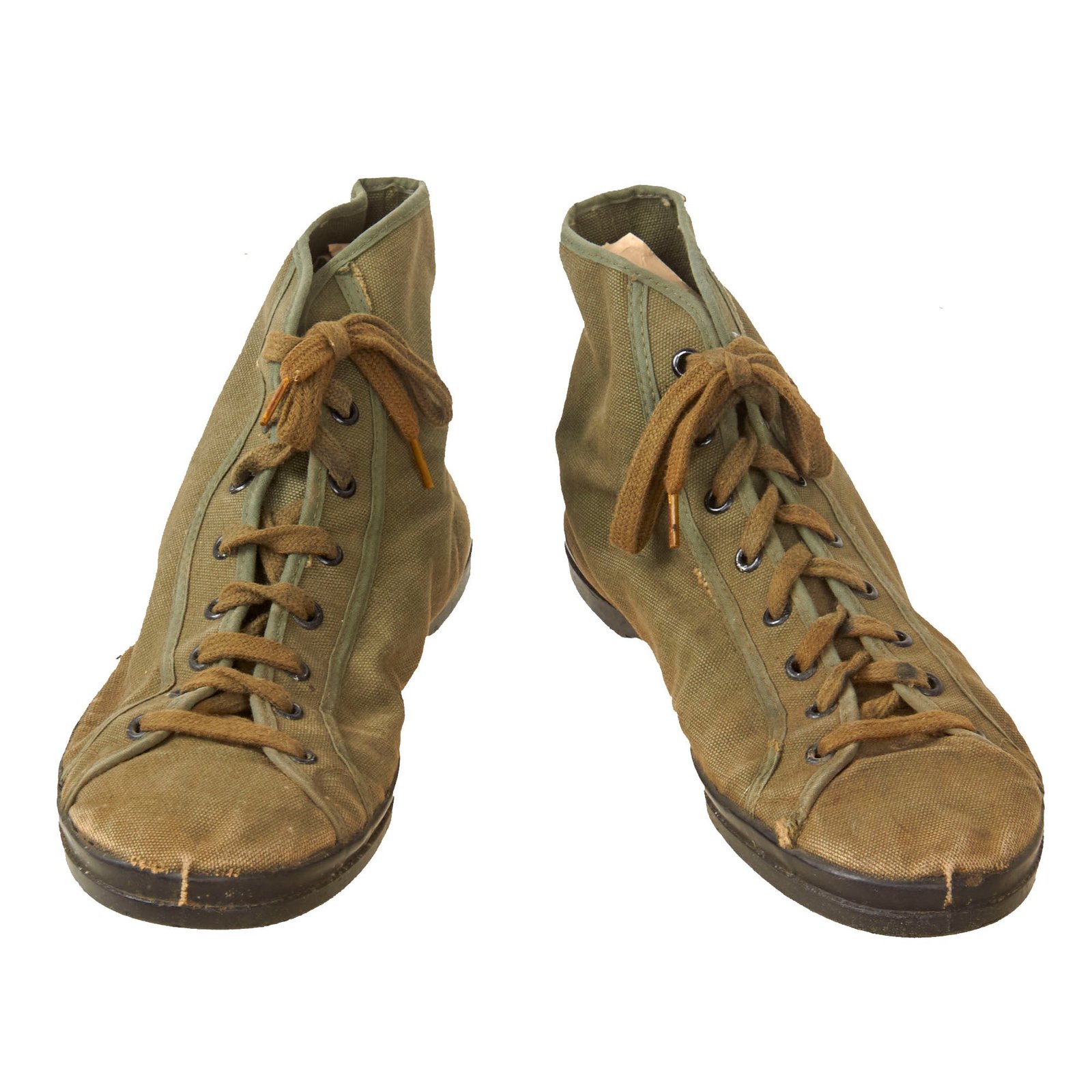 Original U.S. WWII Unissued US Marine Corps Jungle Sneakers - Matched Pair - Size 10½
