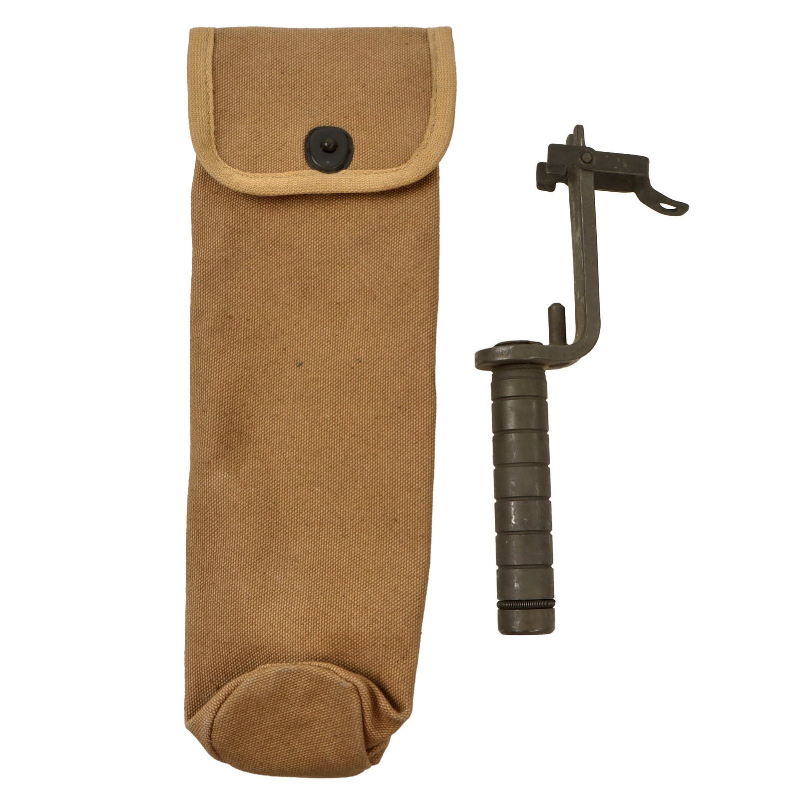 Original U.S. WWII M7 Grenade Launcher for the M1 Garand by Hawley Smith Machine Company in Depot Pouch