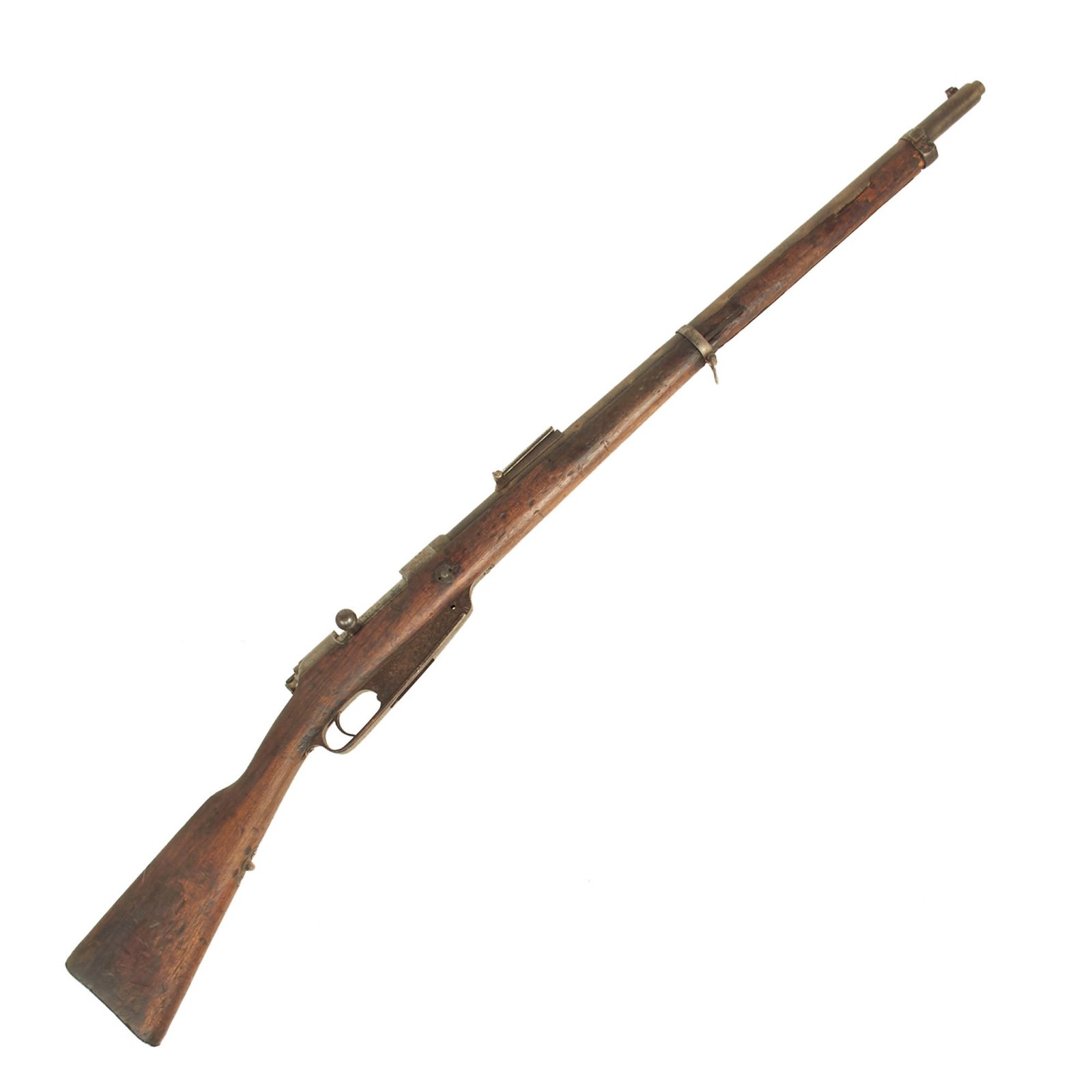 Buy Original German Pre-WWI Gewehr 1888 S Commission Rifle by Spandau in Grade 2 "As Found" Condition - Dated 1895 | Original Firearms Antique For Sale