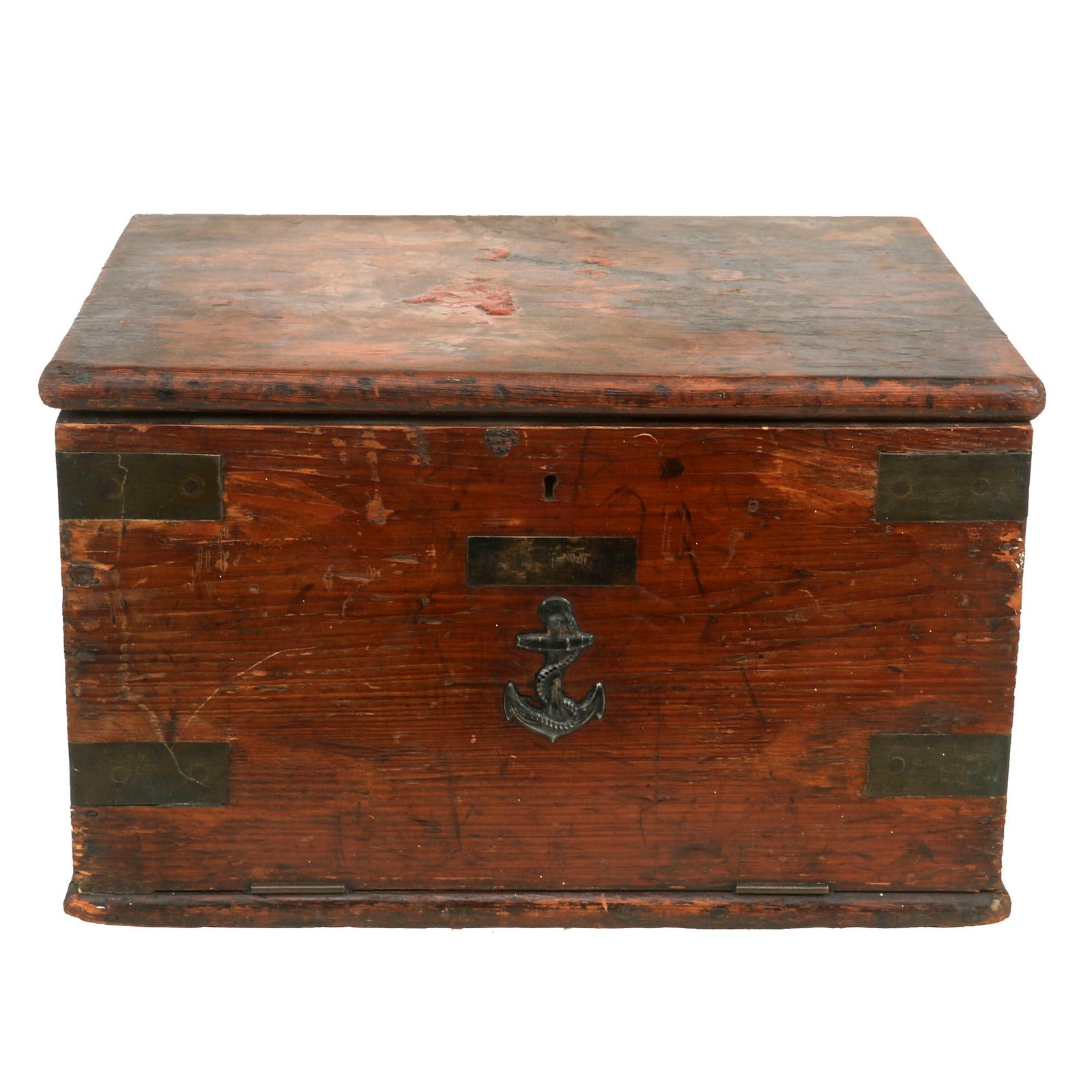 Buy Original British Napoleonic Wars Era Orders Chest of the HMS Eagle (1804) with Original Key | Original Firearms Antique For Sale