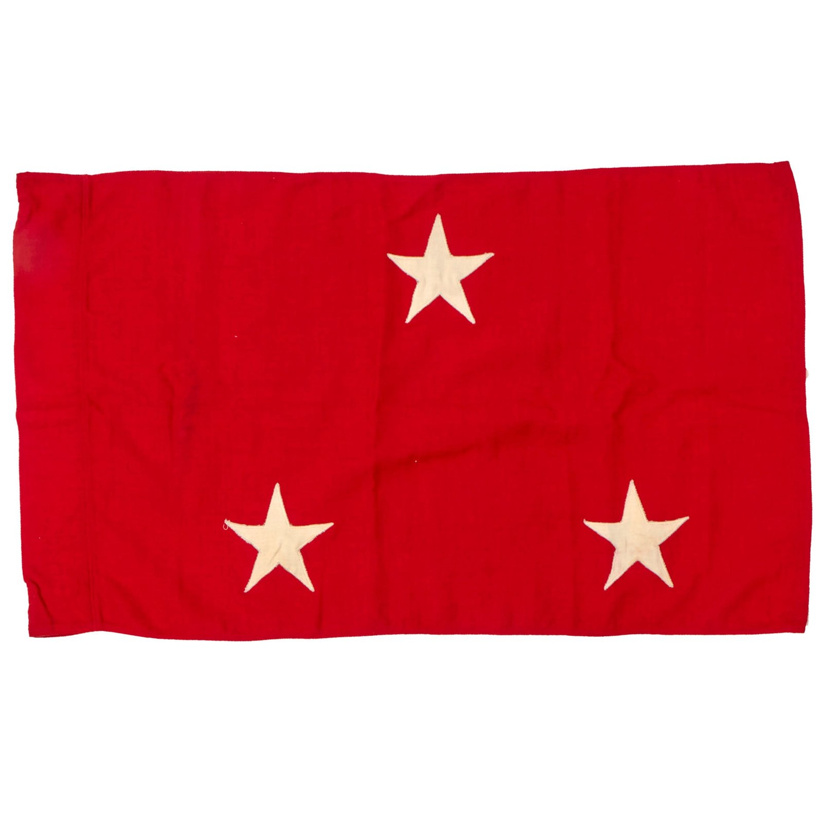 Buy Original U.S. Vietnam War United States Marine Corps Lieutenant General's Small Wool Command Flag USMC - Dated 1964 - 18 x 30” | Original Firearms Antique For Sale