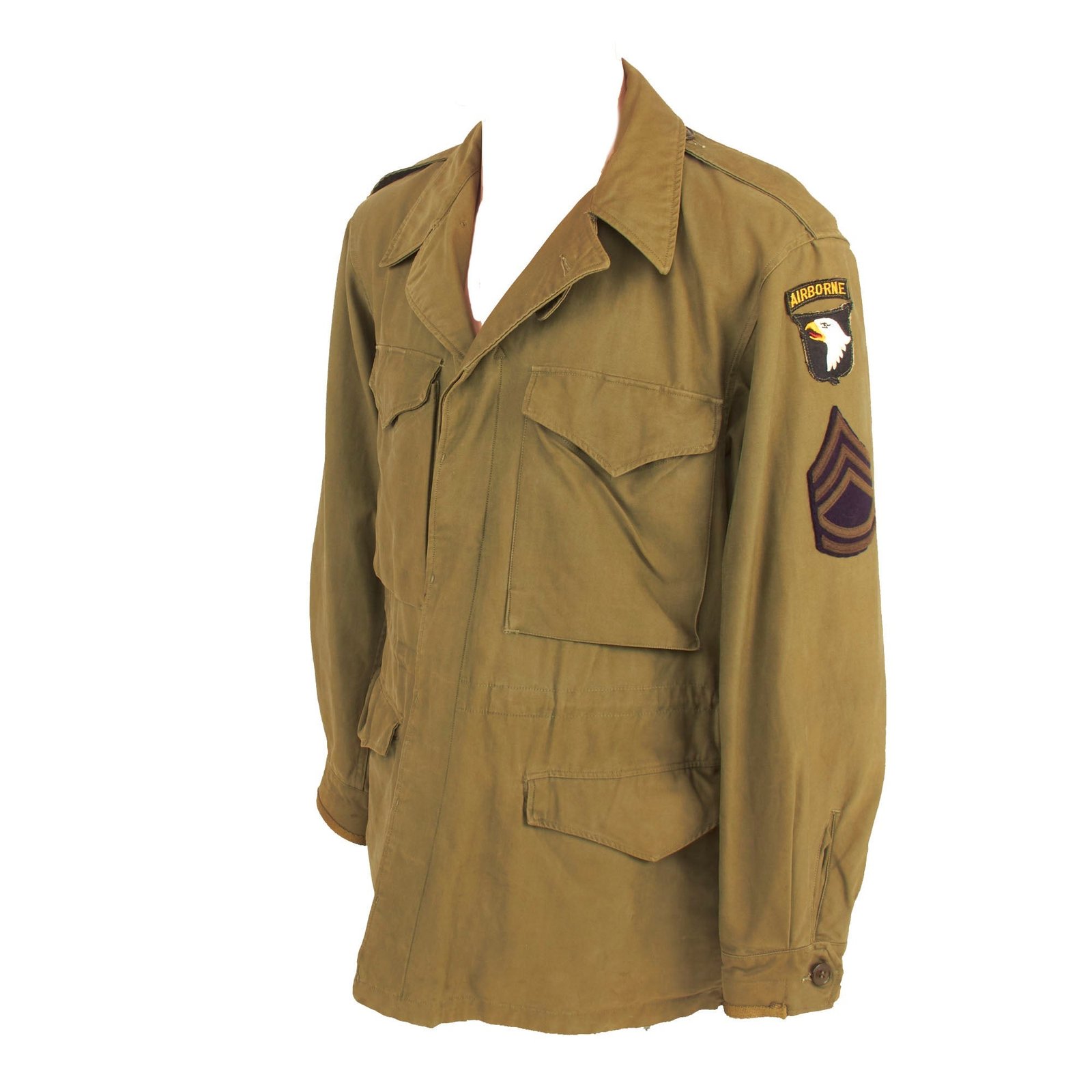 Buy Original U.S. WWII 101st Airborne Division M-1943 M43 Field Jacket | Original Firearms Antique For Sale
