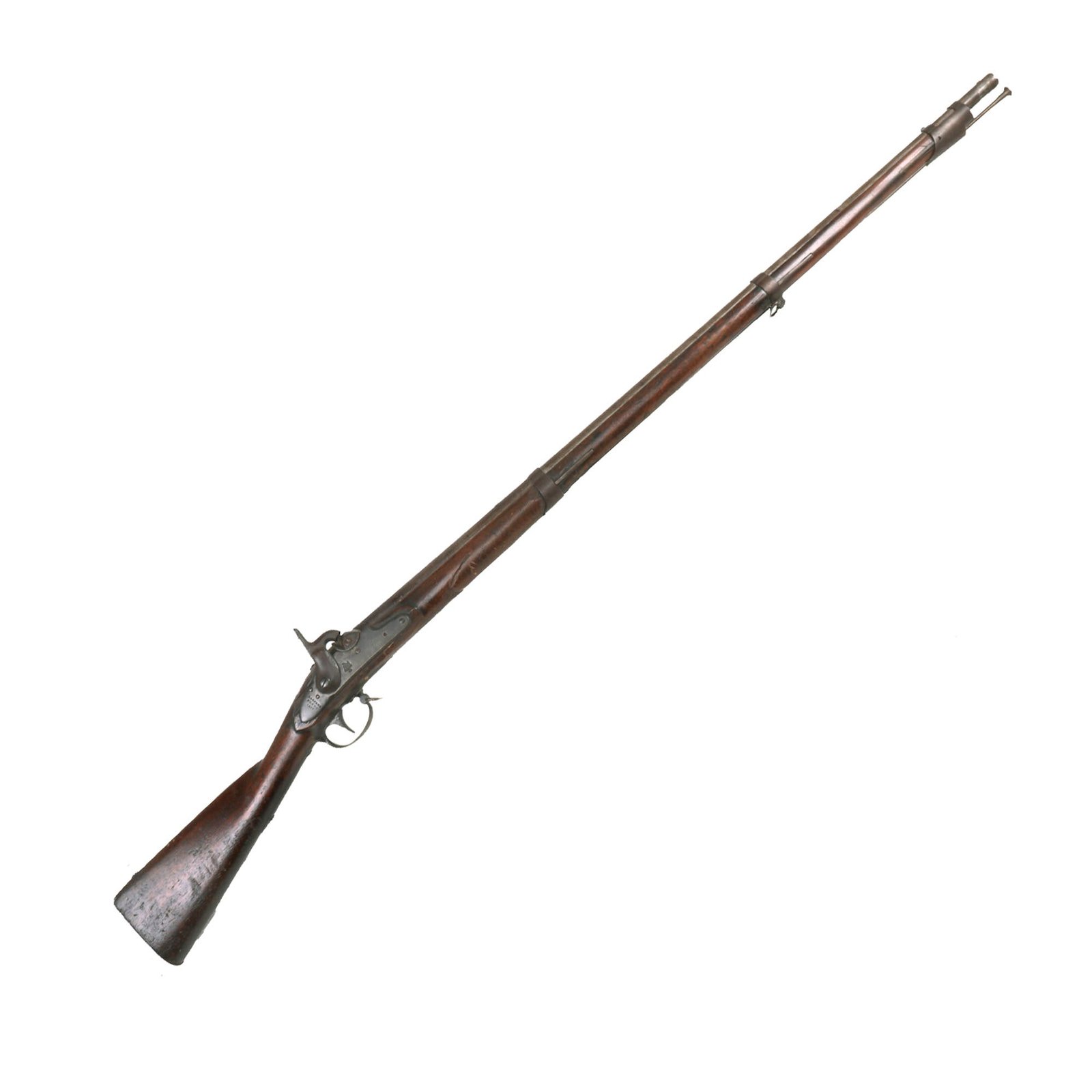 Buy Original U.S. Civil War Era Springfield Model 1835 Percussion Converted Rifled Musket by Harpers Ferry - dated 1837 | Original Firearms Antique For Sale