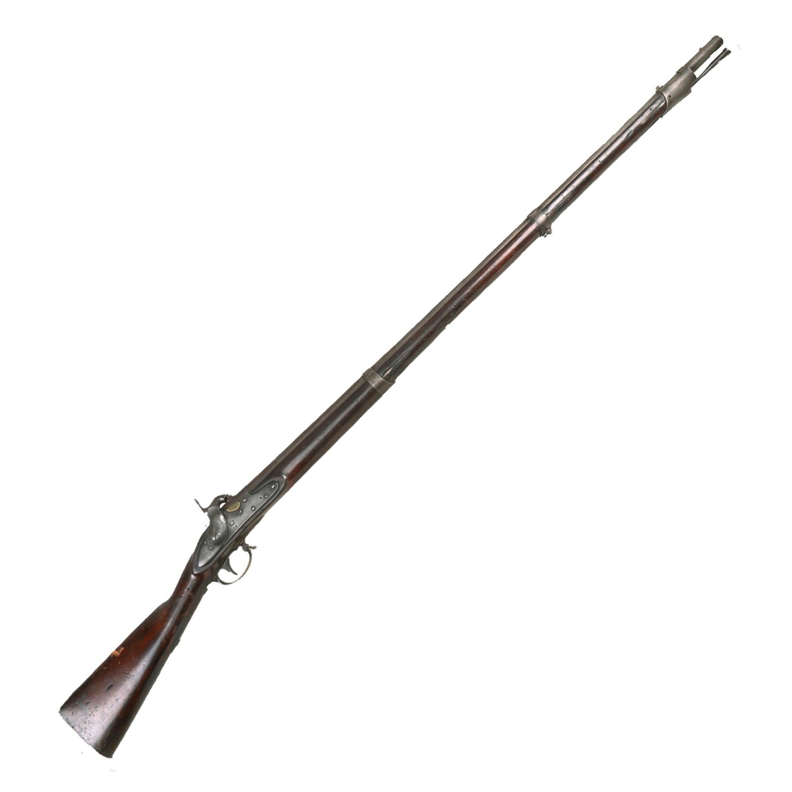 Buy Original U.S. Springfield Model 1822 Cone-in-Barrel Percussion Converted Musket by Springfield Armory - Dated 1832 | Original Firearms Antique For Sale