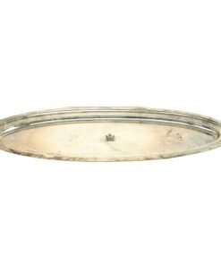 Buy Original Iraq War Saddam Hussein Silver Plated Serving Tray with Iraq Coat of Arms - From Basra Airport - Christofle Silver | Original Firearms Antique For Sale