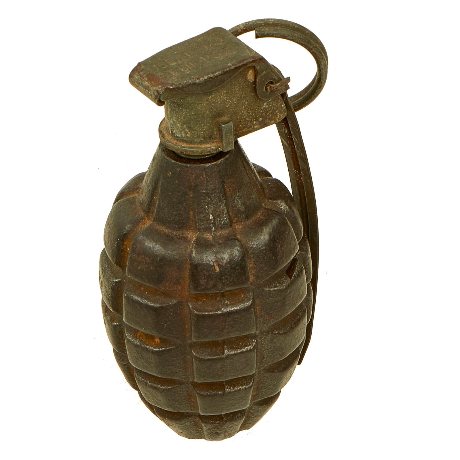 Buy Original U.S. WWI MkII Pineapple Grenade Converted for Homefront Use -War Savings Stamps Promotional Piggy Bank | Original Firearms Antique For Sale