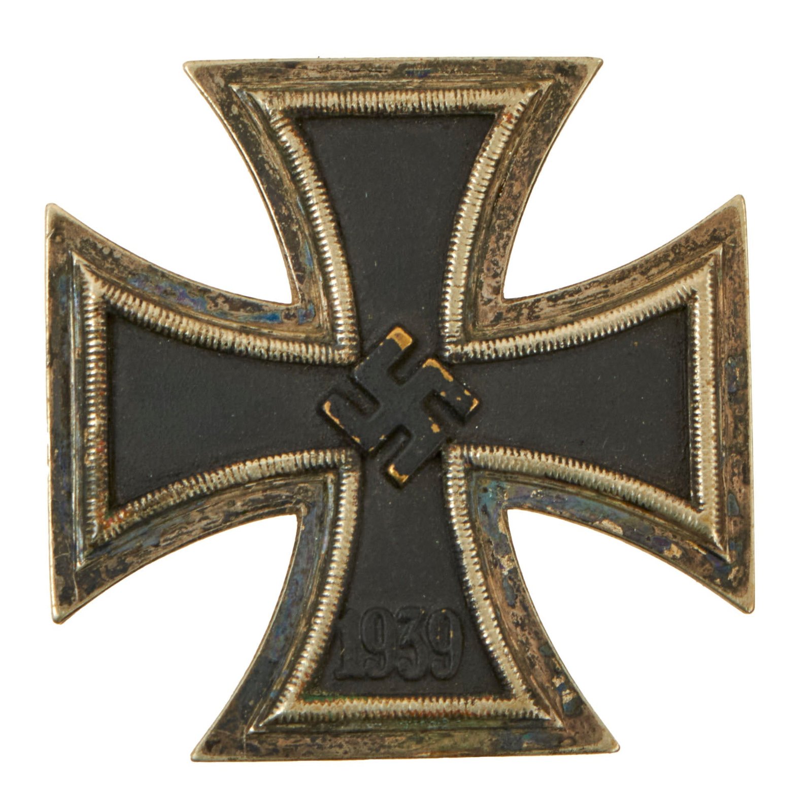 Buy Original German WWII Navy Kriegsmarine Brass Core Iron Cross First Class 1939 - EKI - Unmarked | Original Firearms Antique For Sale