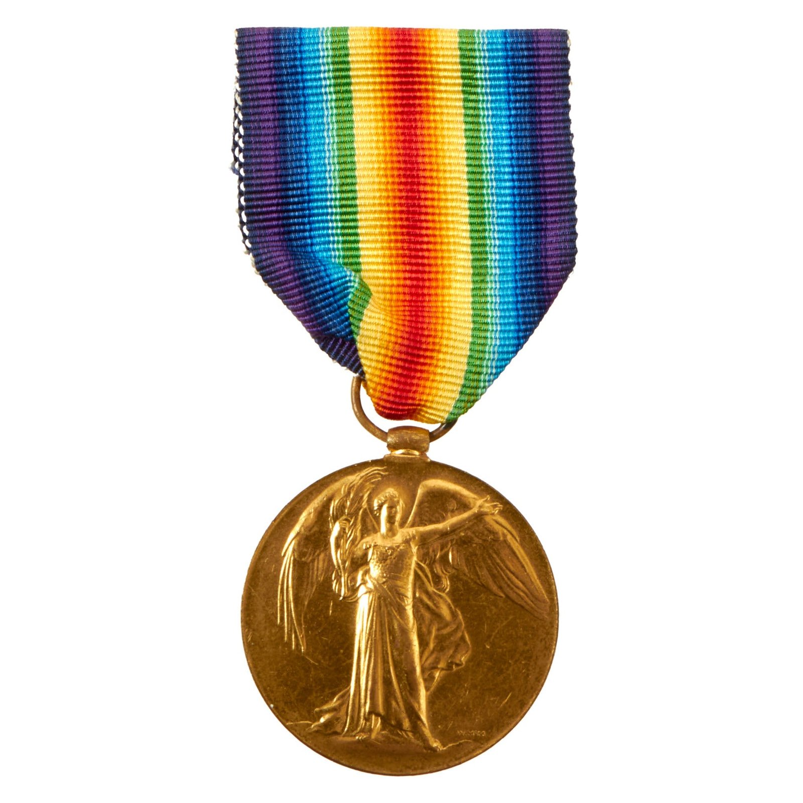 Buy Original British WWI Victory Medal Named to Soldier Killed in Action at Battle of Arras - Seaforth Highlanders | Original Firearms Antique For Sale