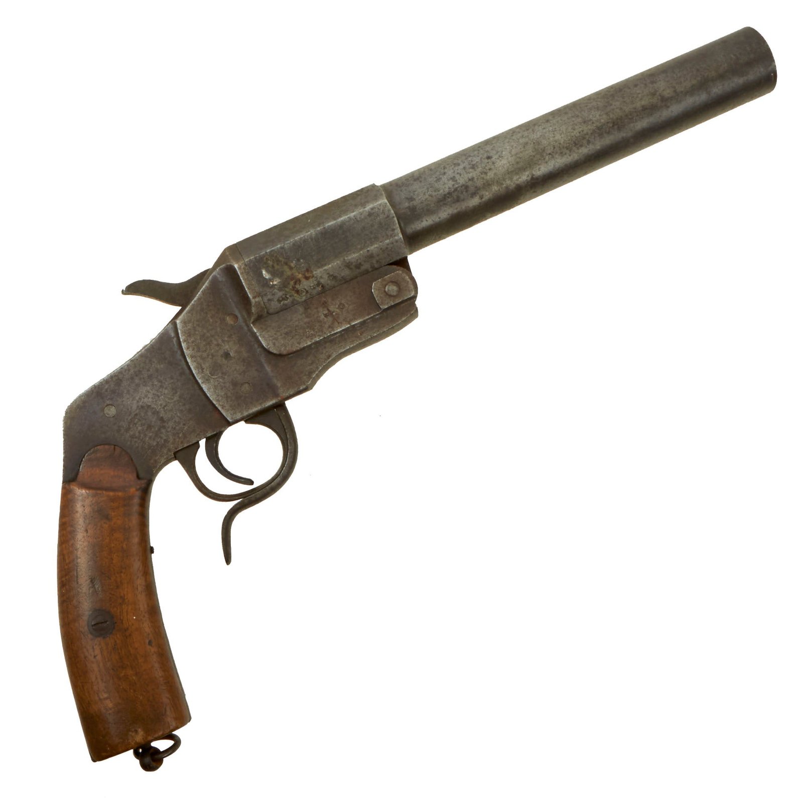 Buy Original German WWI Model 1894 Hebel Flare Pistol by Christoph Funk - Serial 3300 | Original Firearms Antique For Sale