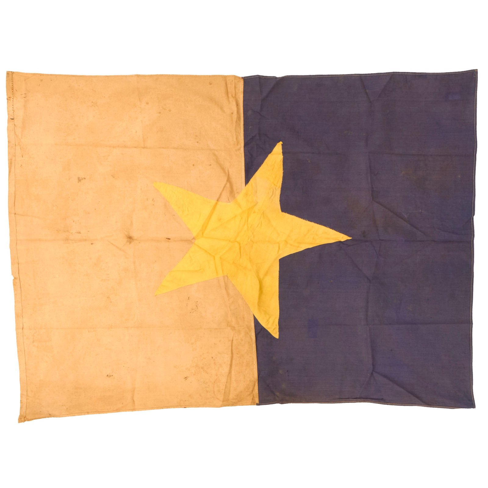 Buy Original Vietnam War North Vietnamese Army Viet Cong “Battle Worn” Flag - 44” x 32” | Original Firearms Antique For Sale